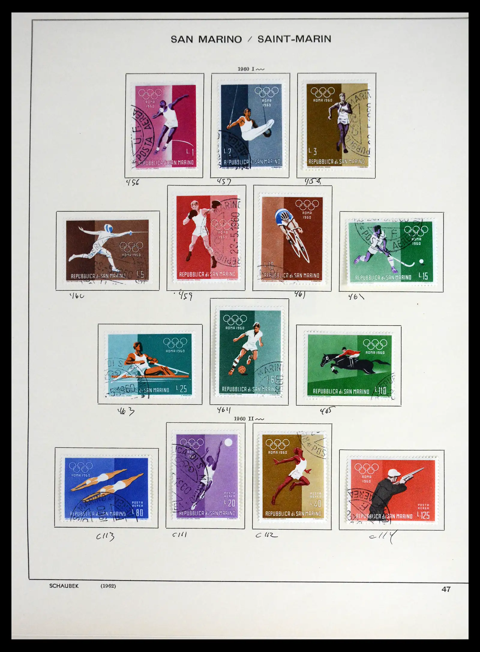 41654 0041 - Postzegelverzameling 41654 San Marino 1877-1970.