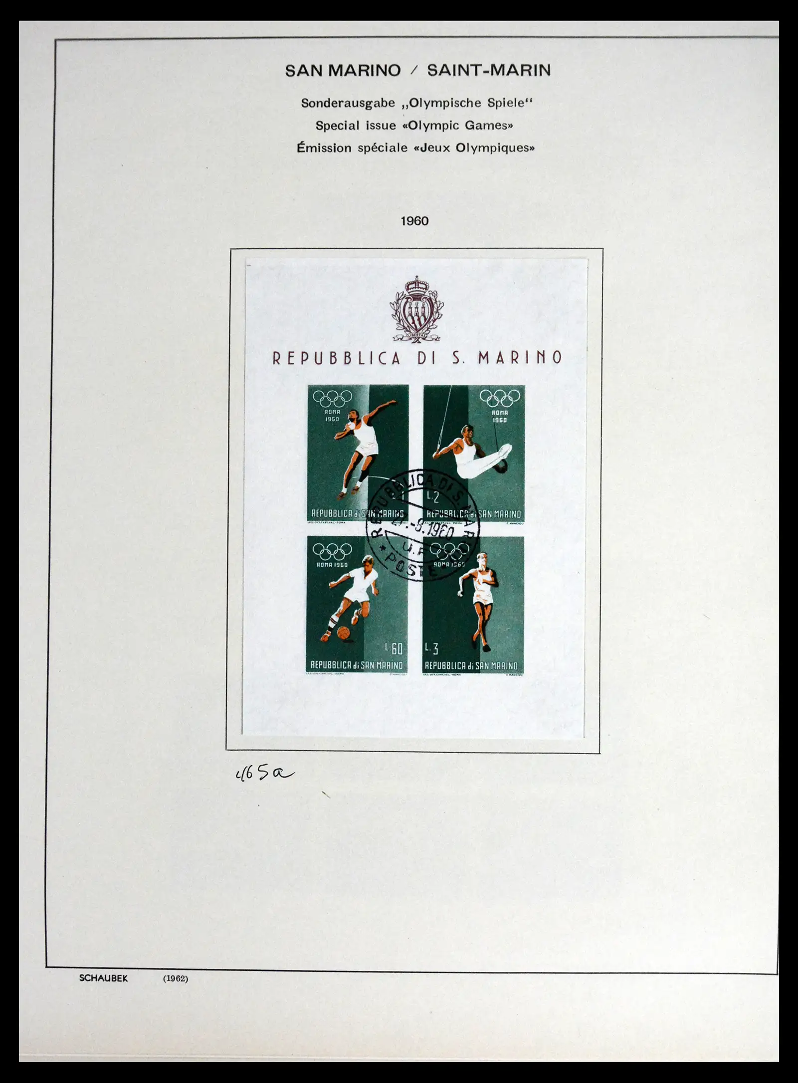 41654 0042 - Postzegelverzameling 41654 San Marino 1877-1970.