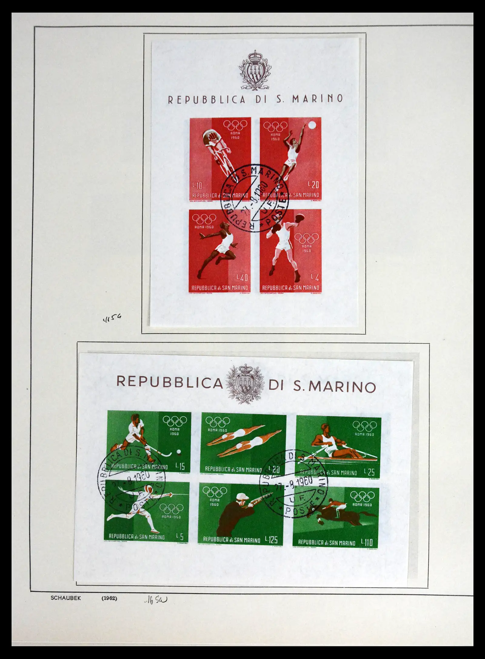 41654 0043 - Postzegelverzameling 41654 San Marino 1877-1970.