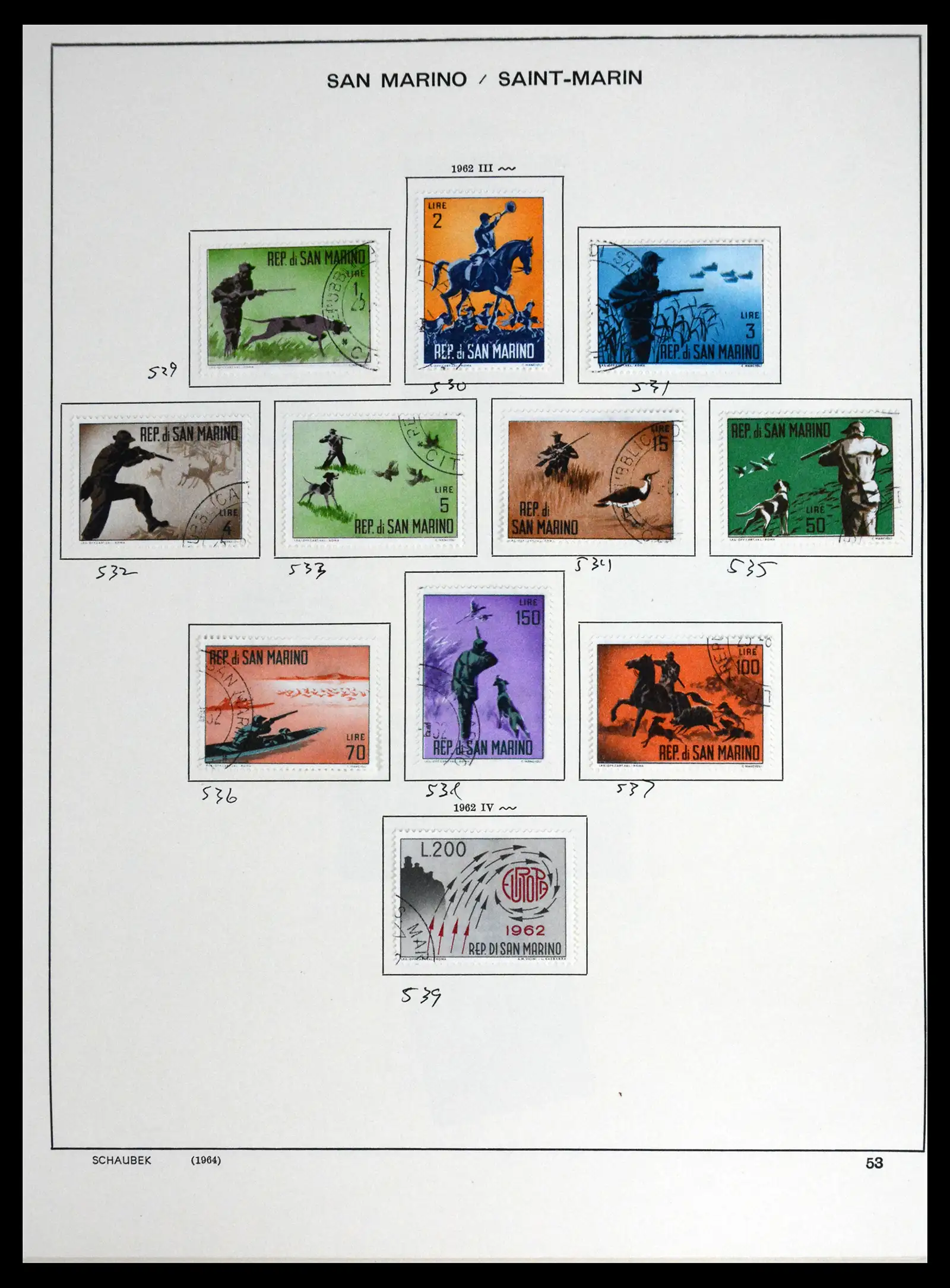 41654 0049 - Postzegelverzameling 41654 San Marino 1877-1970.