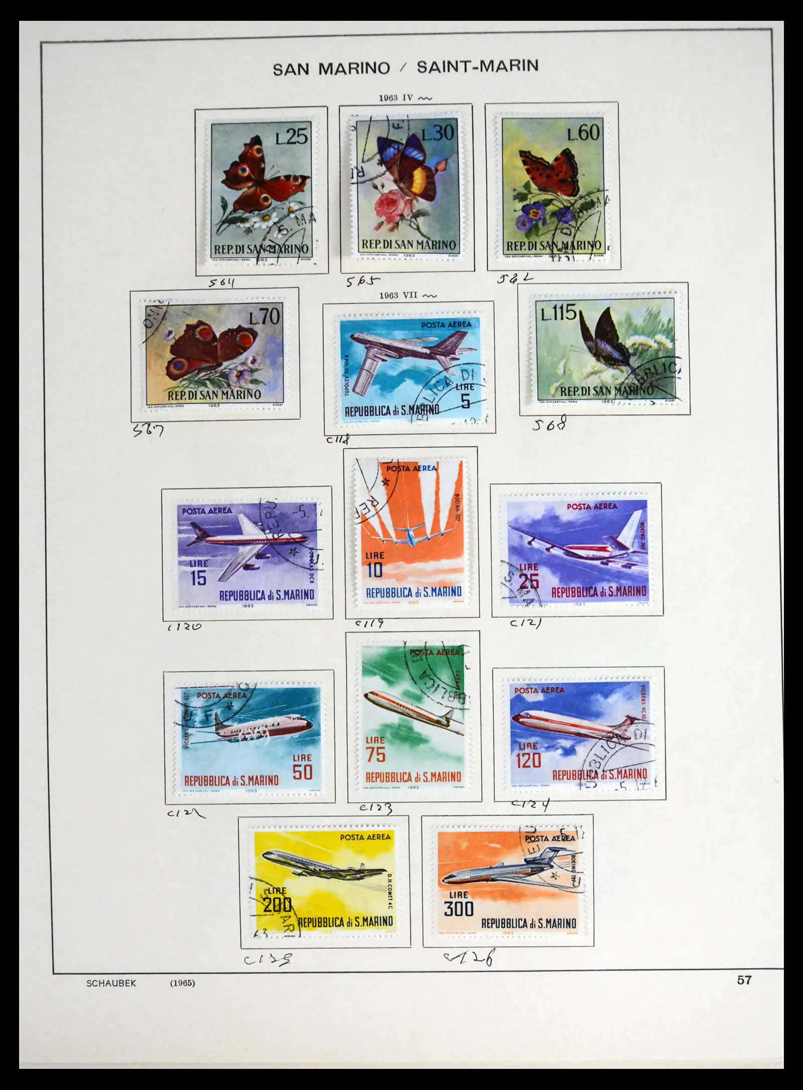 41654 0053 - Postzegelverzameling 41654 San Marino 1877-1970.