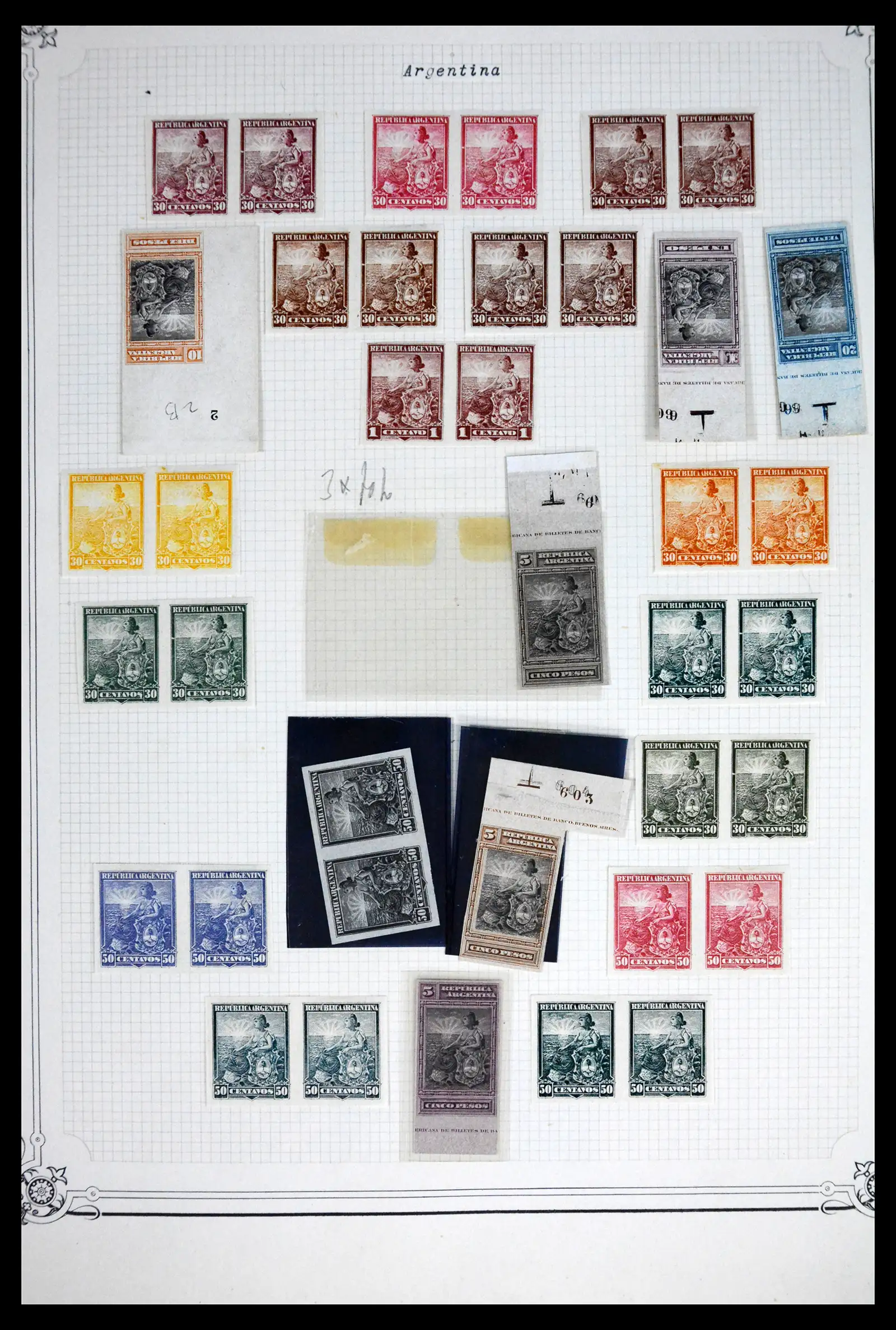 41655 0026 - Stamp collection 41655 Argentina classics 1858-1910.