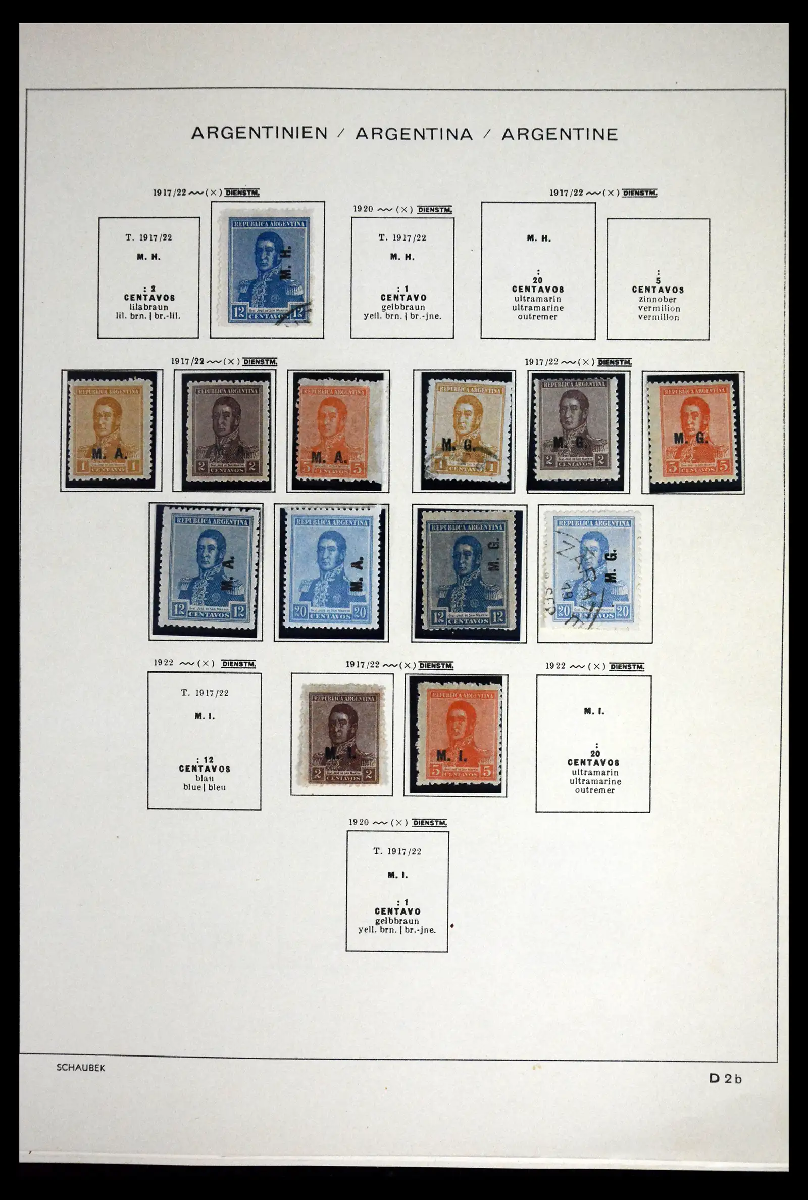 41655 0044 - Stamp collection 41655 Argentina classics 1858-1910.