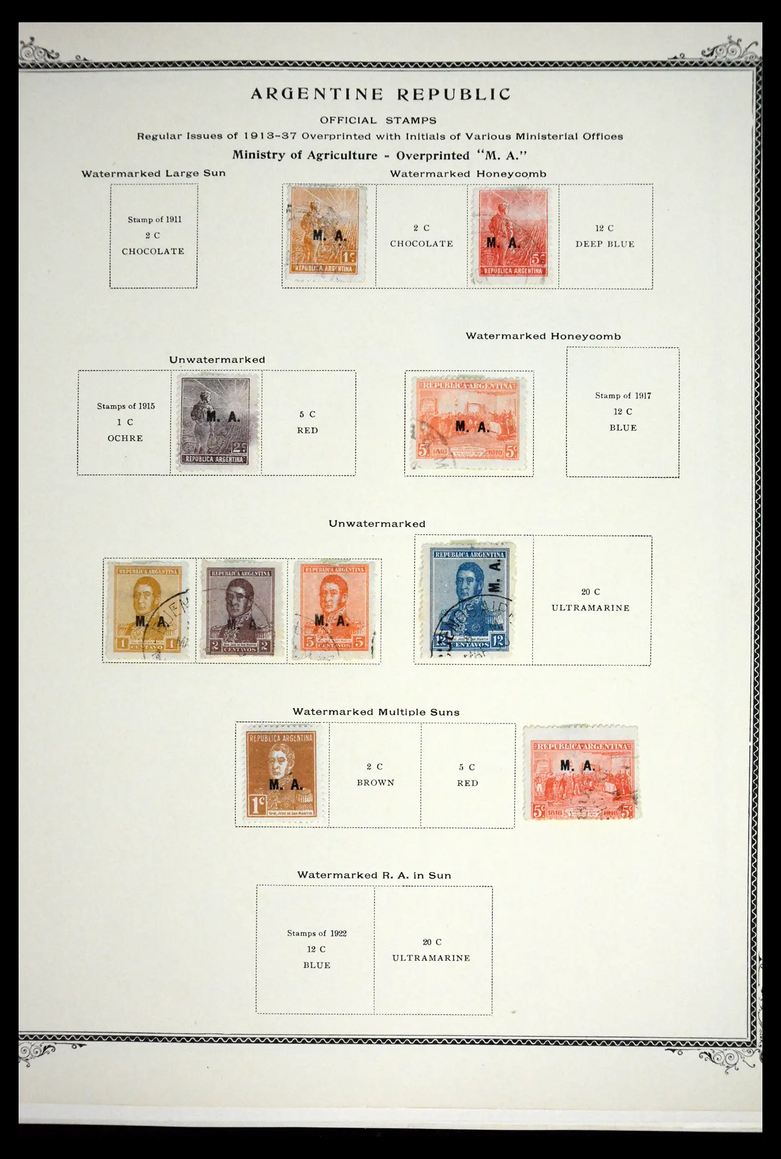 41655 0052 - Stamp collection 41655 Argentina classics 1858-1910.