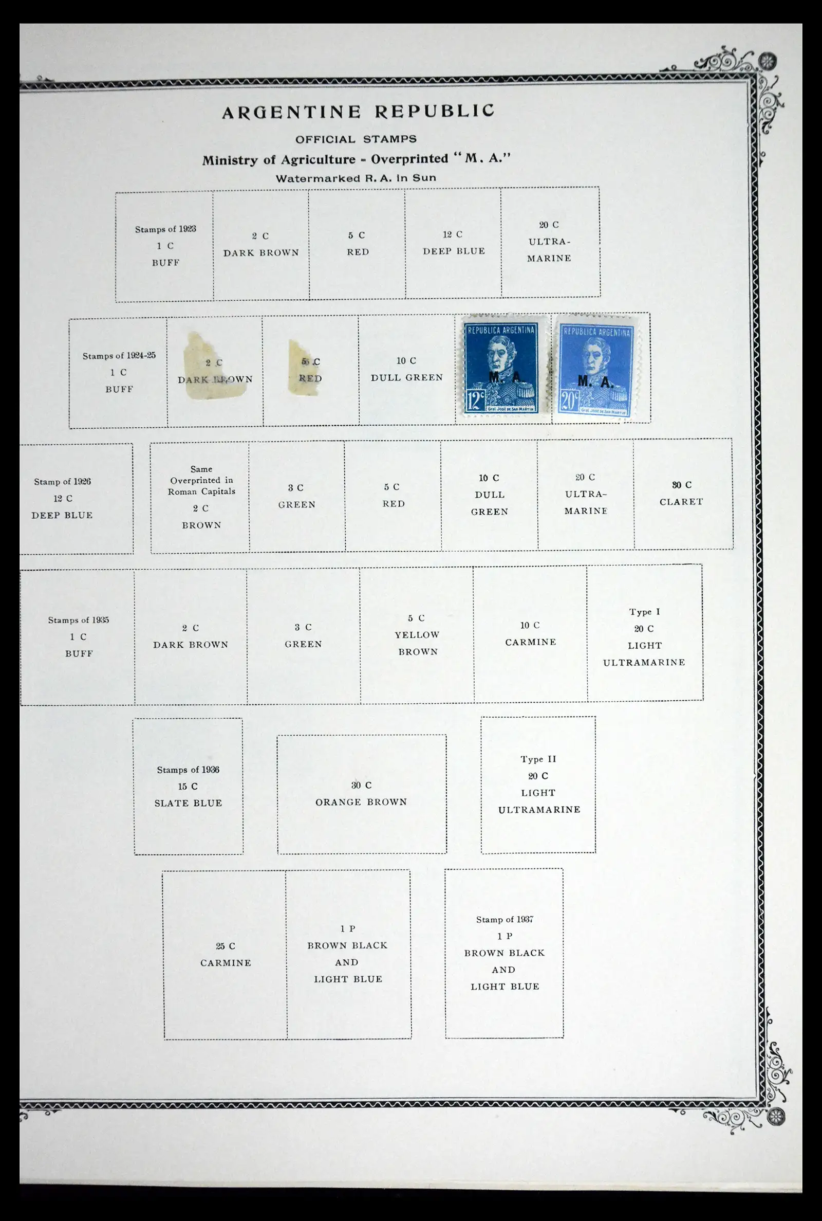 41655 0053 - Stamp collection 41655 Argentina classics 1858-1910.