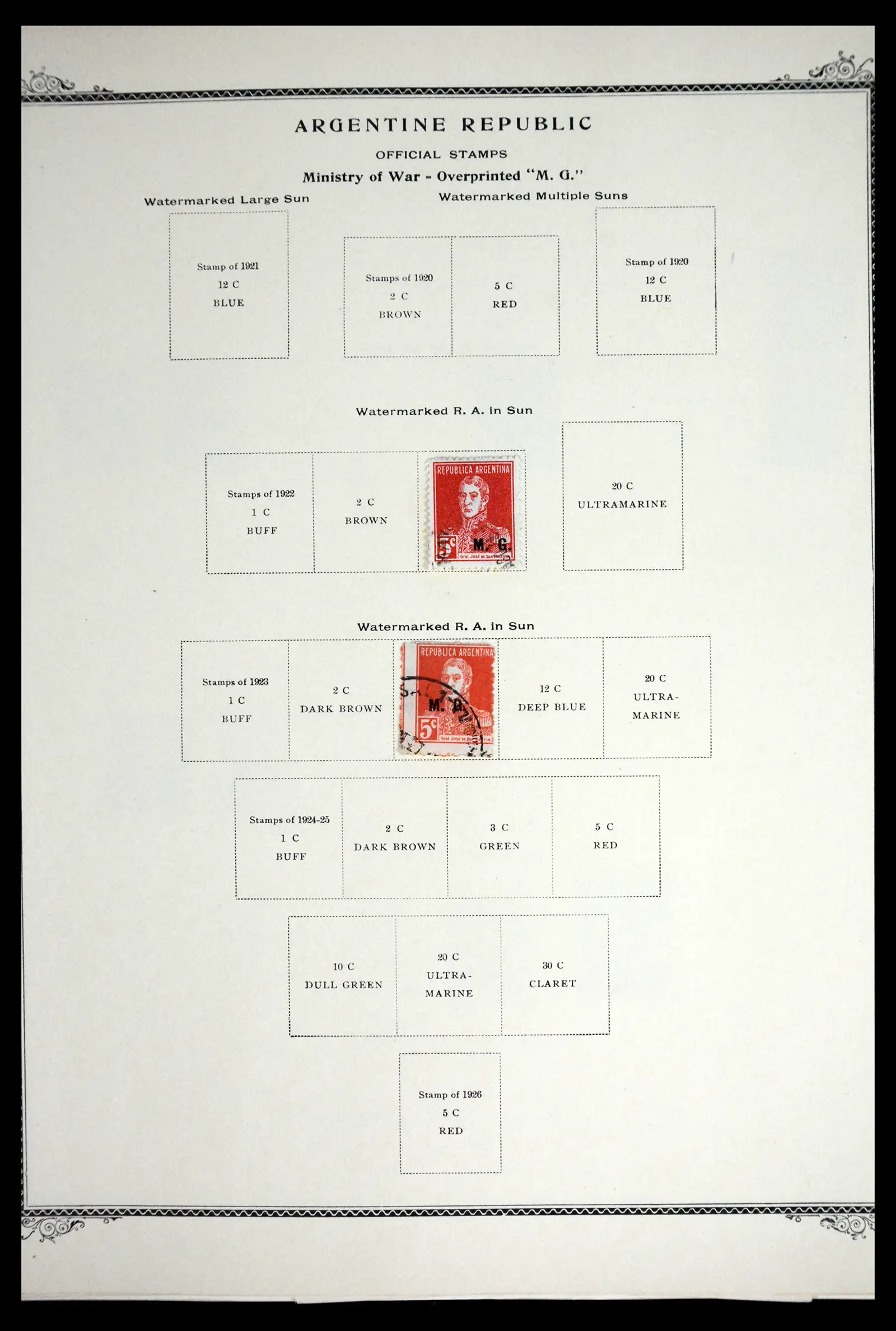 41655 0055 - Stamp collection 41655 Argentina classics 1858-1910.