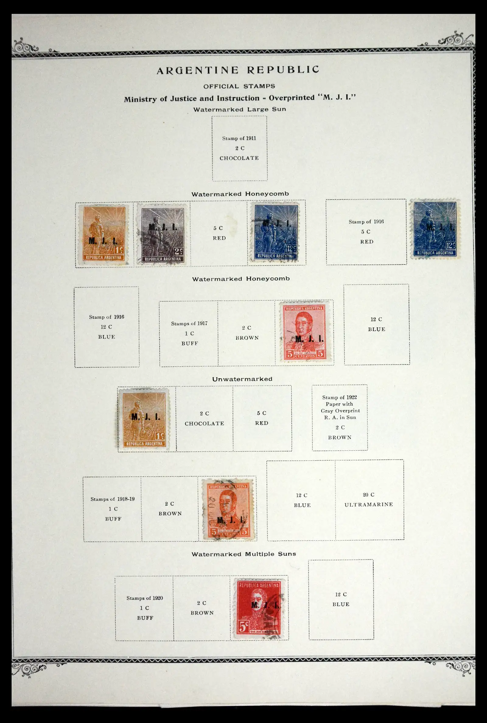 41655 0057 - Stamp collection 41655 Argentina classics 1858-1910.