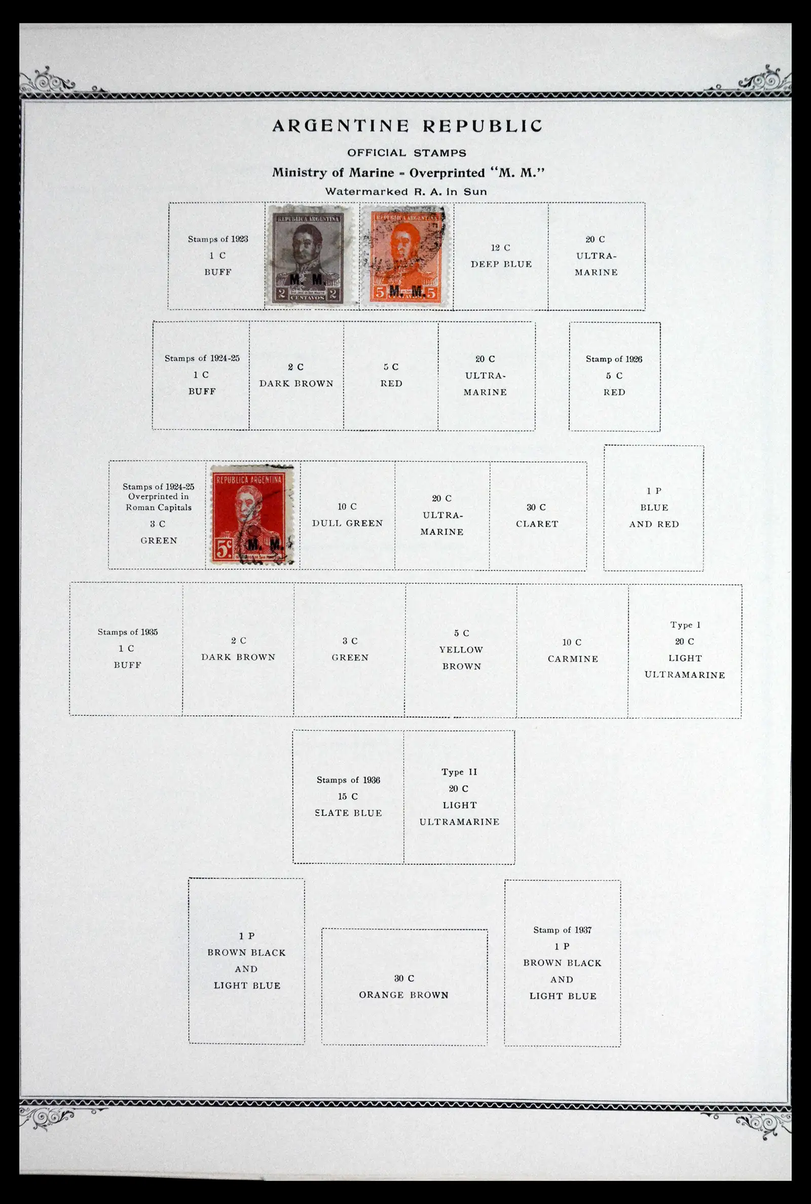 41655 0061 - Stamp collection 41655 Argentina classics 1858-1910.