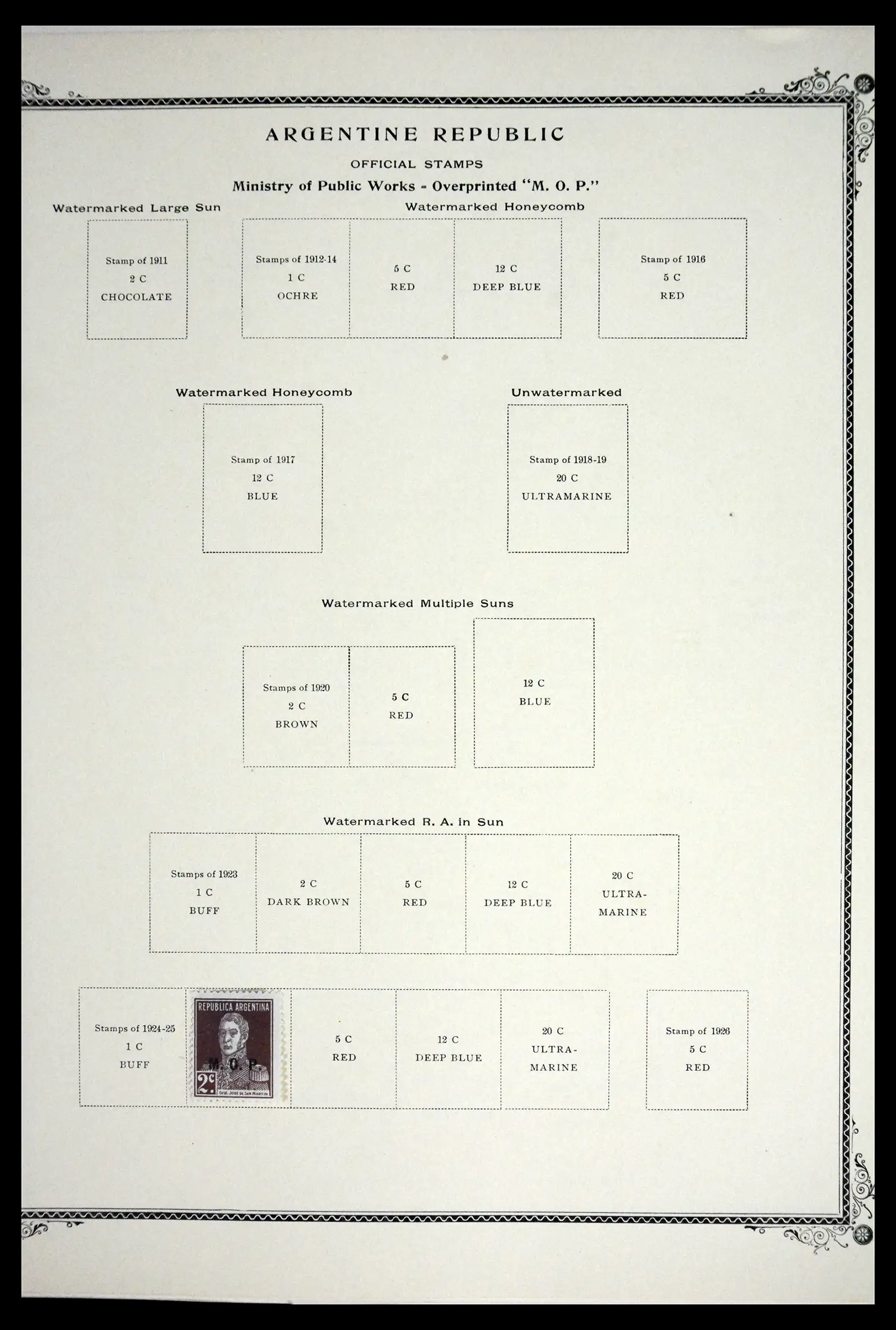 41655 0062 - Stamp collection 41655 Argentina classics 1858-1910.