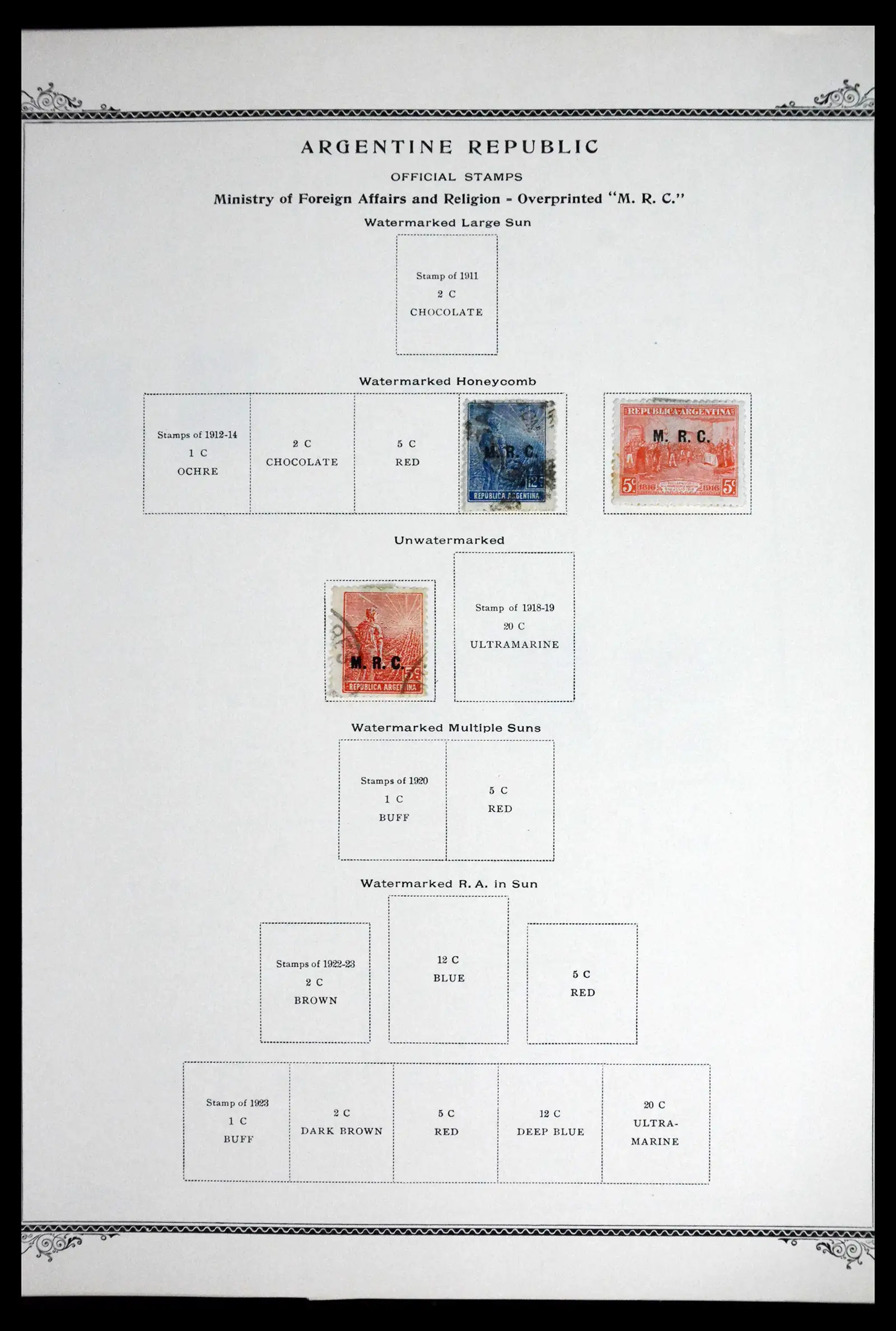 41655 0063 - Stamp collection 41655 Argentina classics 1858-1910.