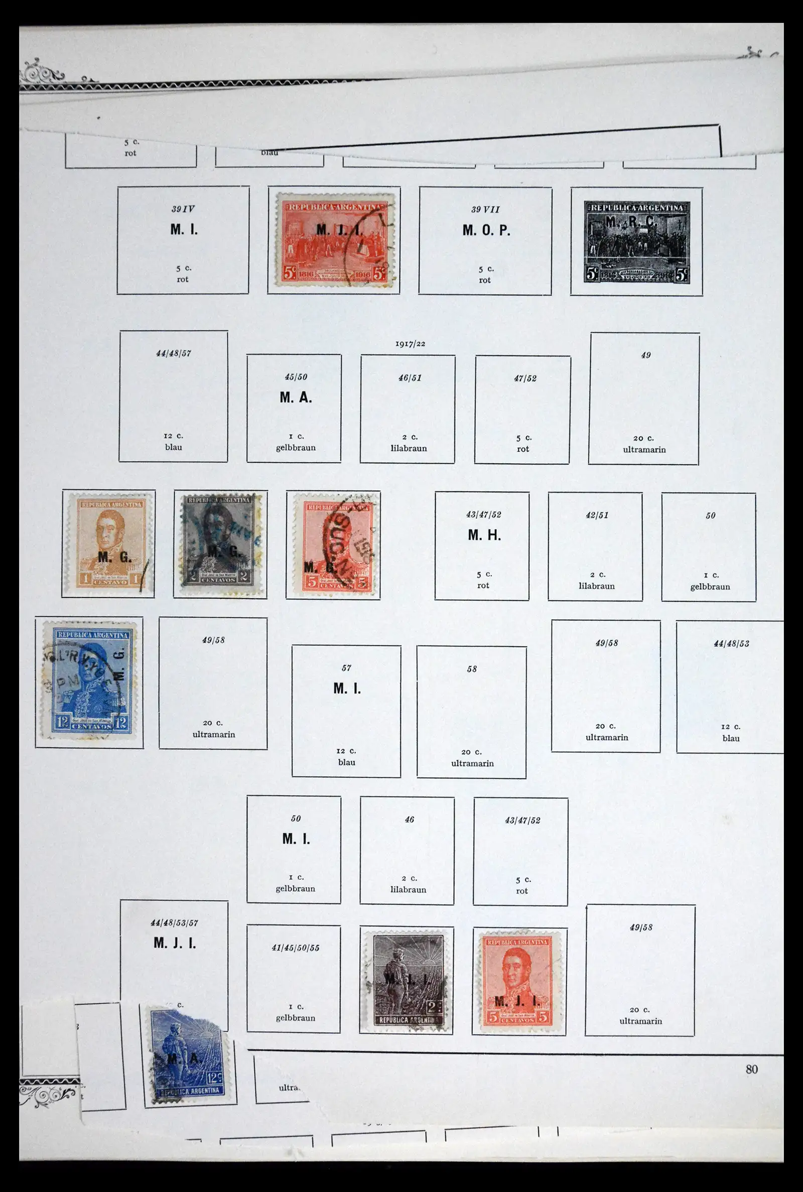 41655 0065 - Stamp collection 41655 Argentina classics 1858-1910.