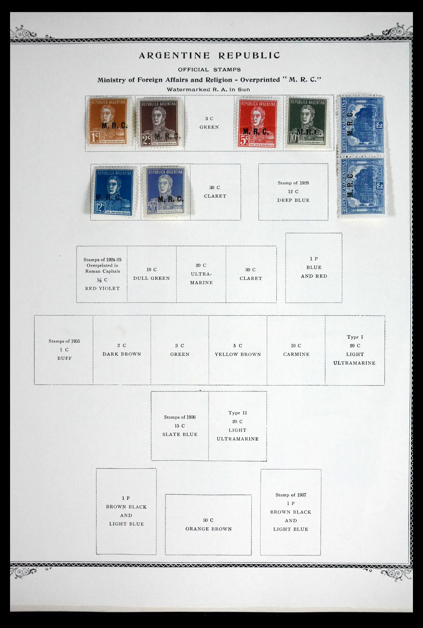 41655 0067 - Stamp collection 41655 Argentina classics 1858-1910.