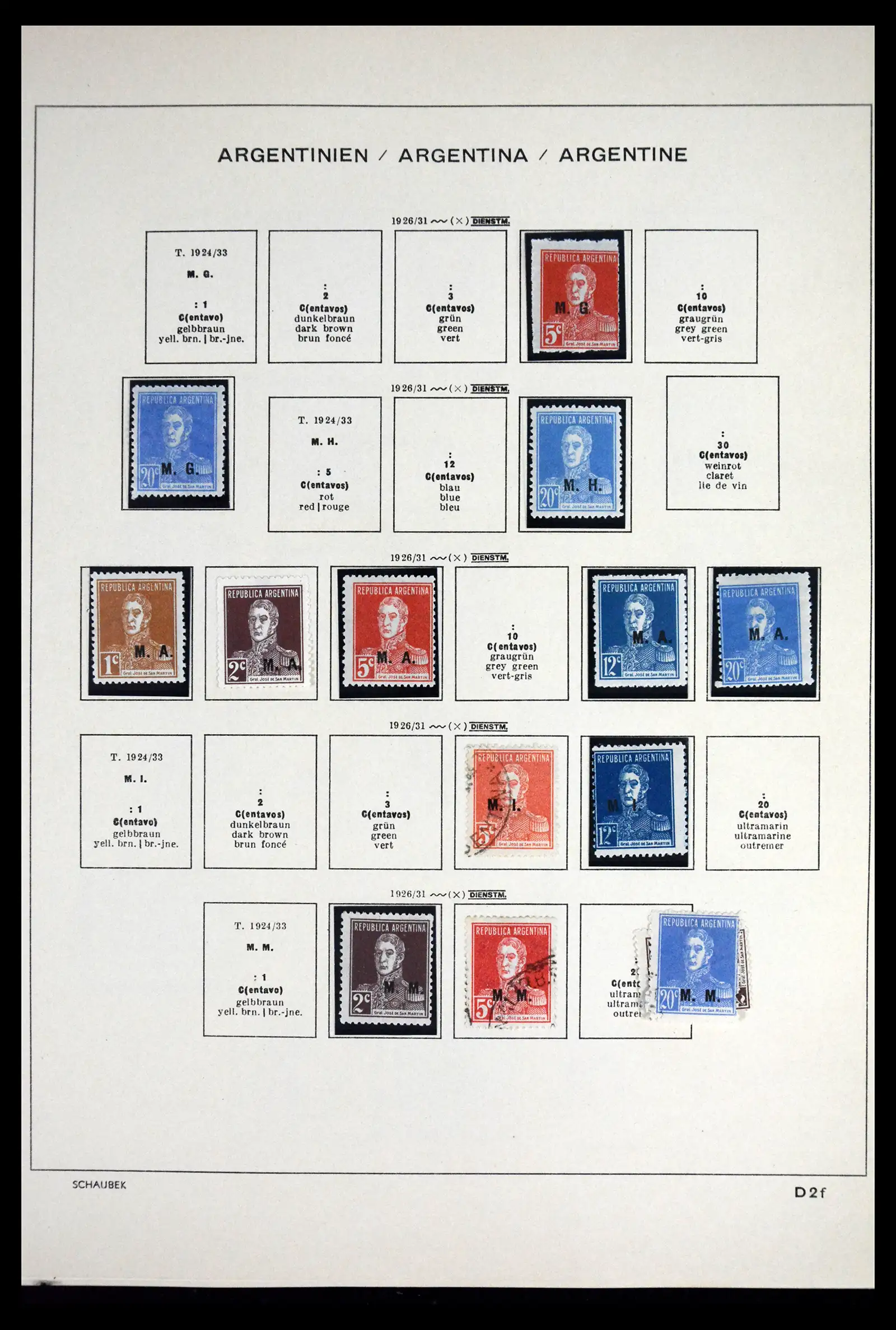 41655 0068 - Stamp collection 41655 Argentina classics 1858-1910.