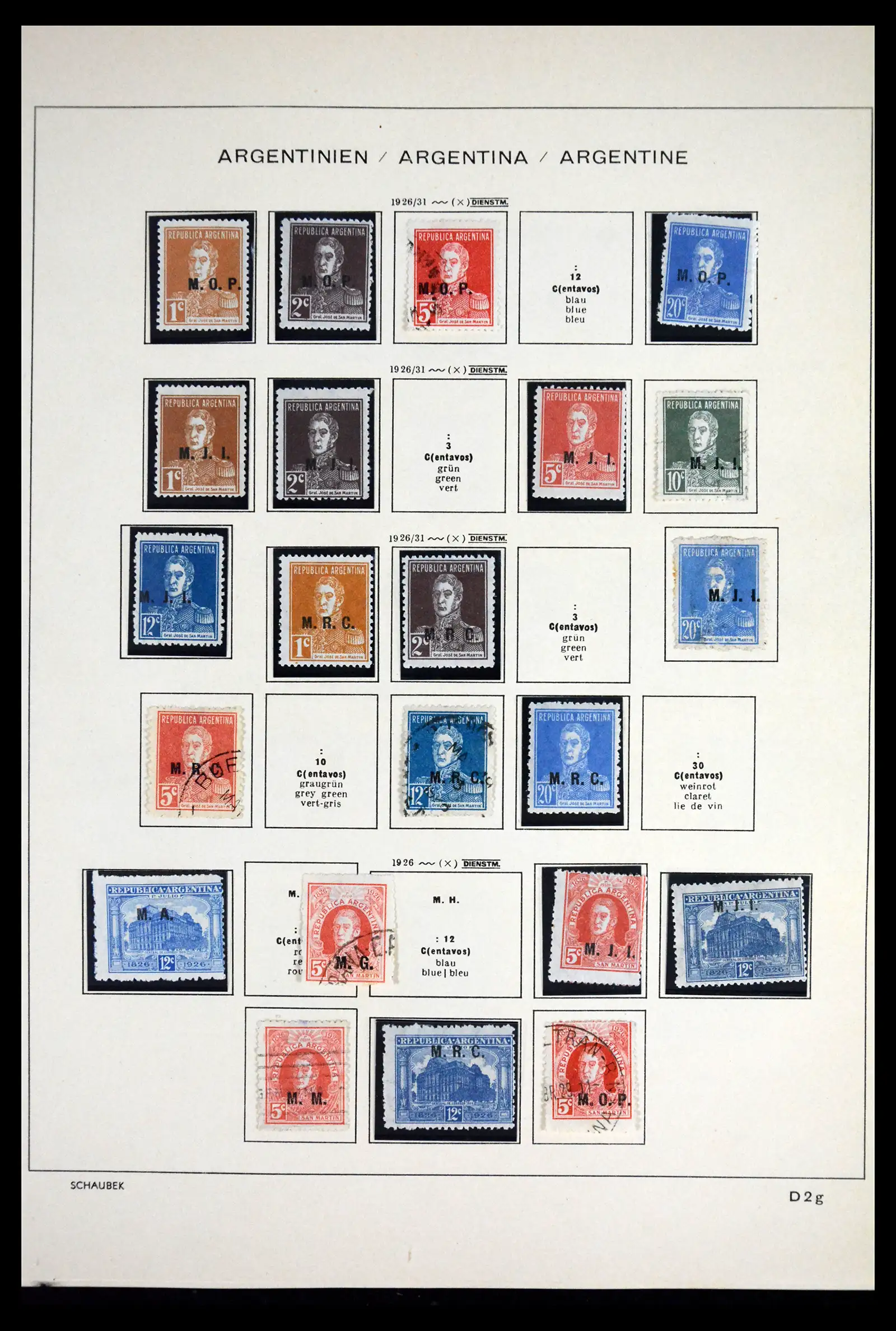 41655 0069 - Stamp collection 41655 Argentina classics 1858-1910.
