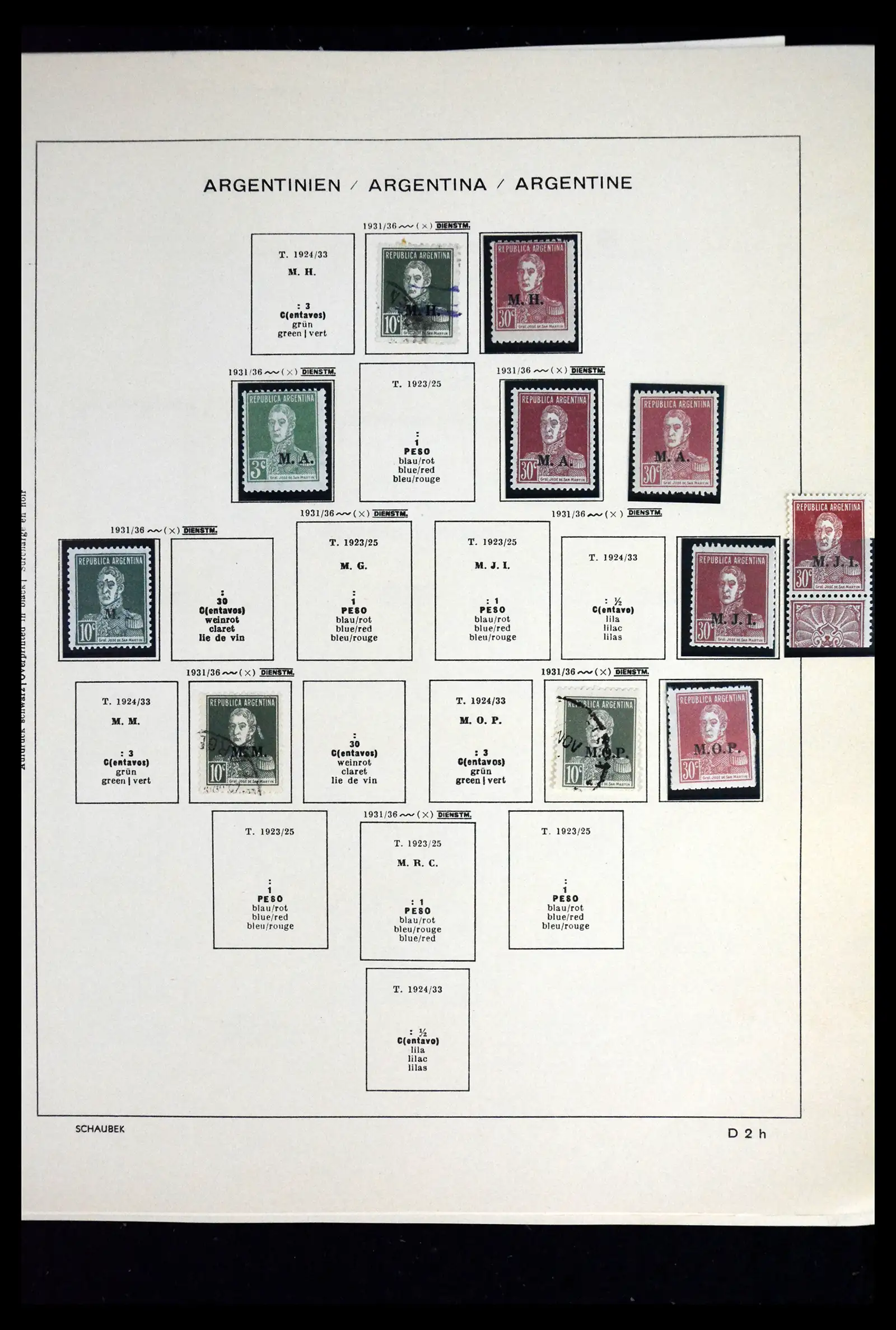 41655 0071 - Stamp collection 41655 Argentina classics 1858-1910.