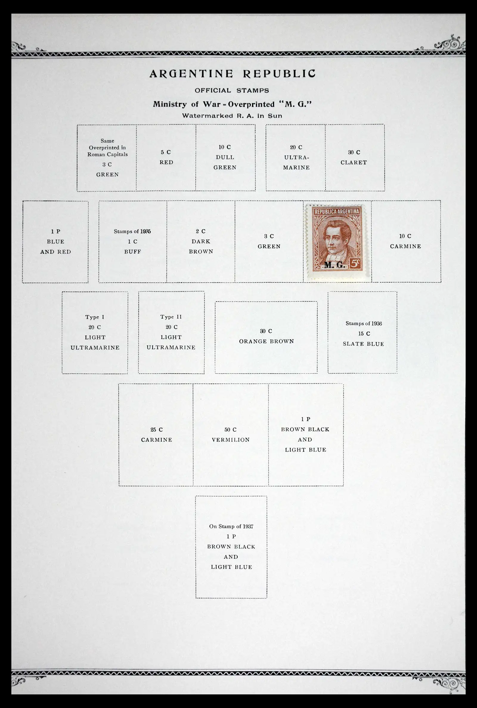 41655 0074 - Stamp collection 41655 Argentina classics 1858-1910.