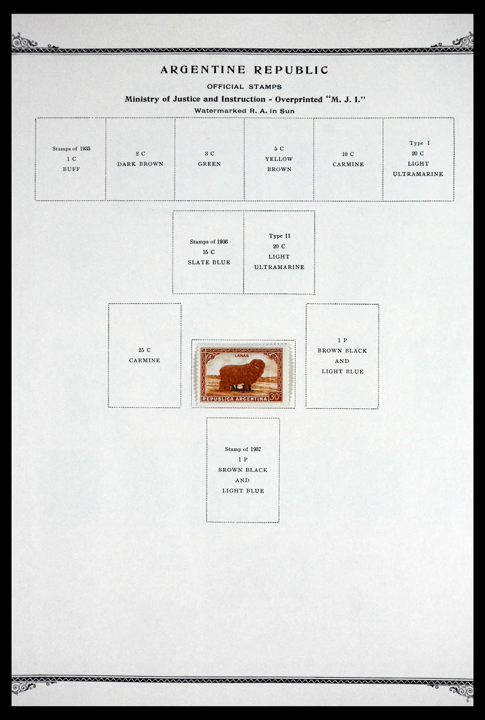 41655 0077 - Stamp collection 41655 Argentina classics 1858-1910.