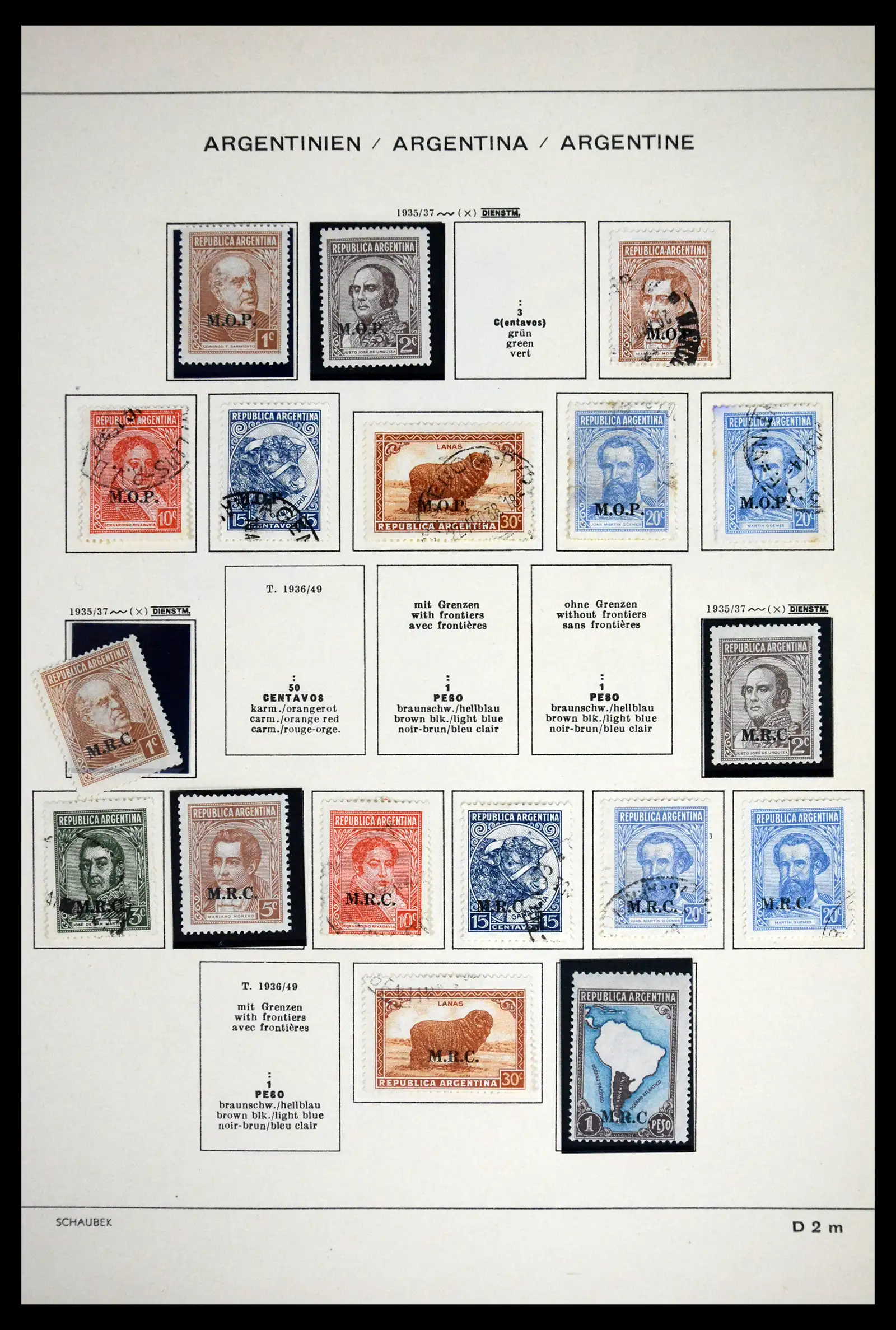 41655 0079 - Stamp collection 41655 Argentina classics 1858-1910.