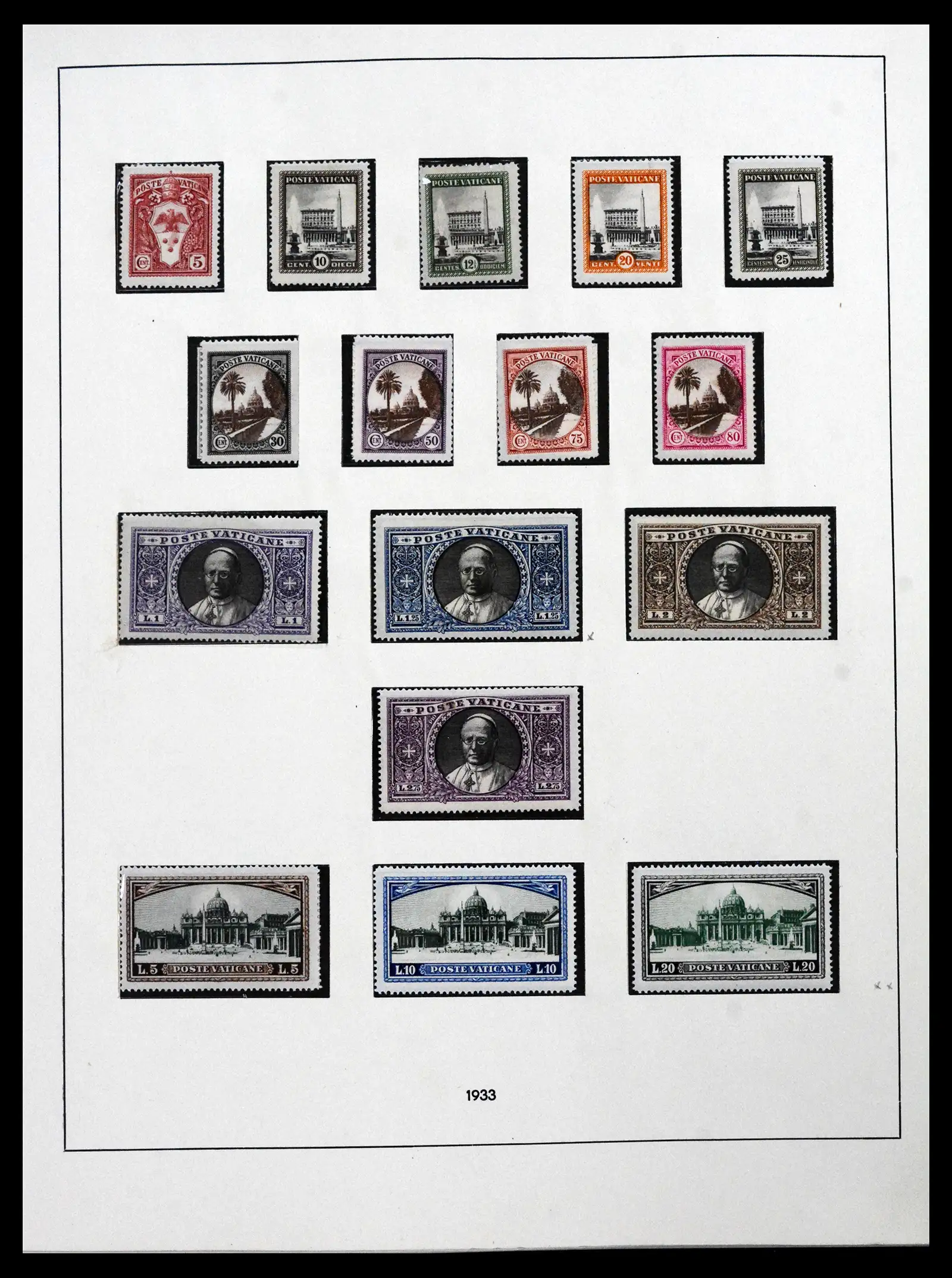 41656 0003 - Stamp collection 41656 Vatican complete 1929-1972.