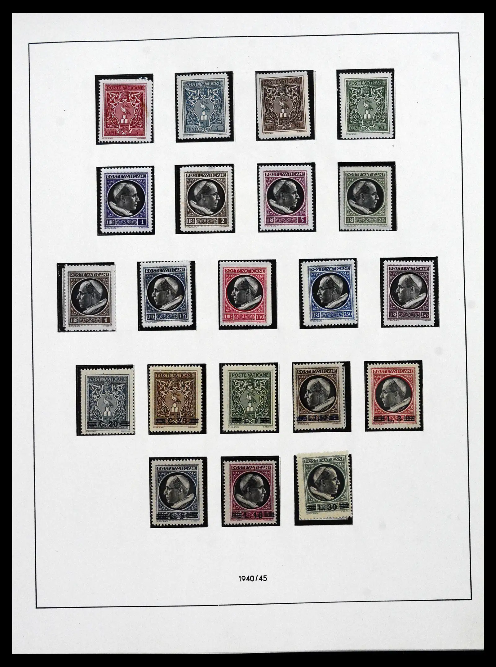 41656 0005 - Stamp collection 41656 Vatican complete 1929-1972.