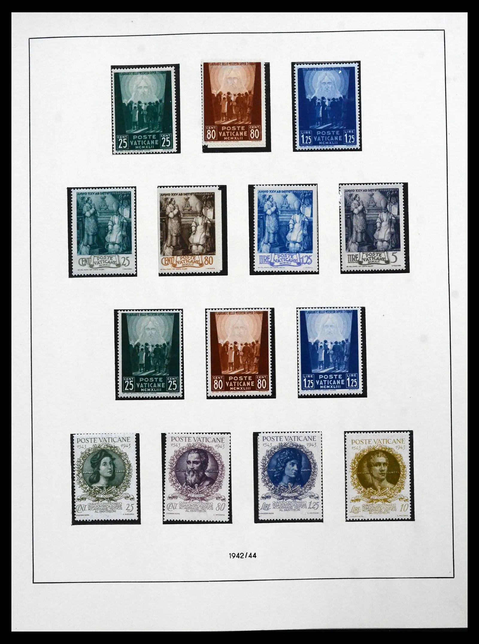 41656 0006 - Stamp collection 41656 Vatican complete 1929-1972.