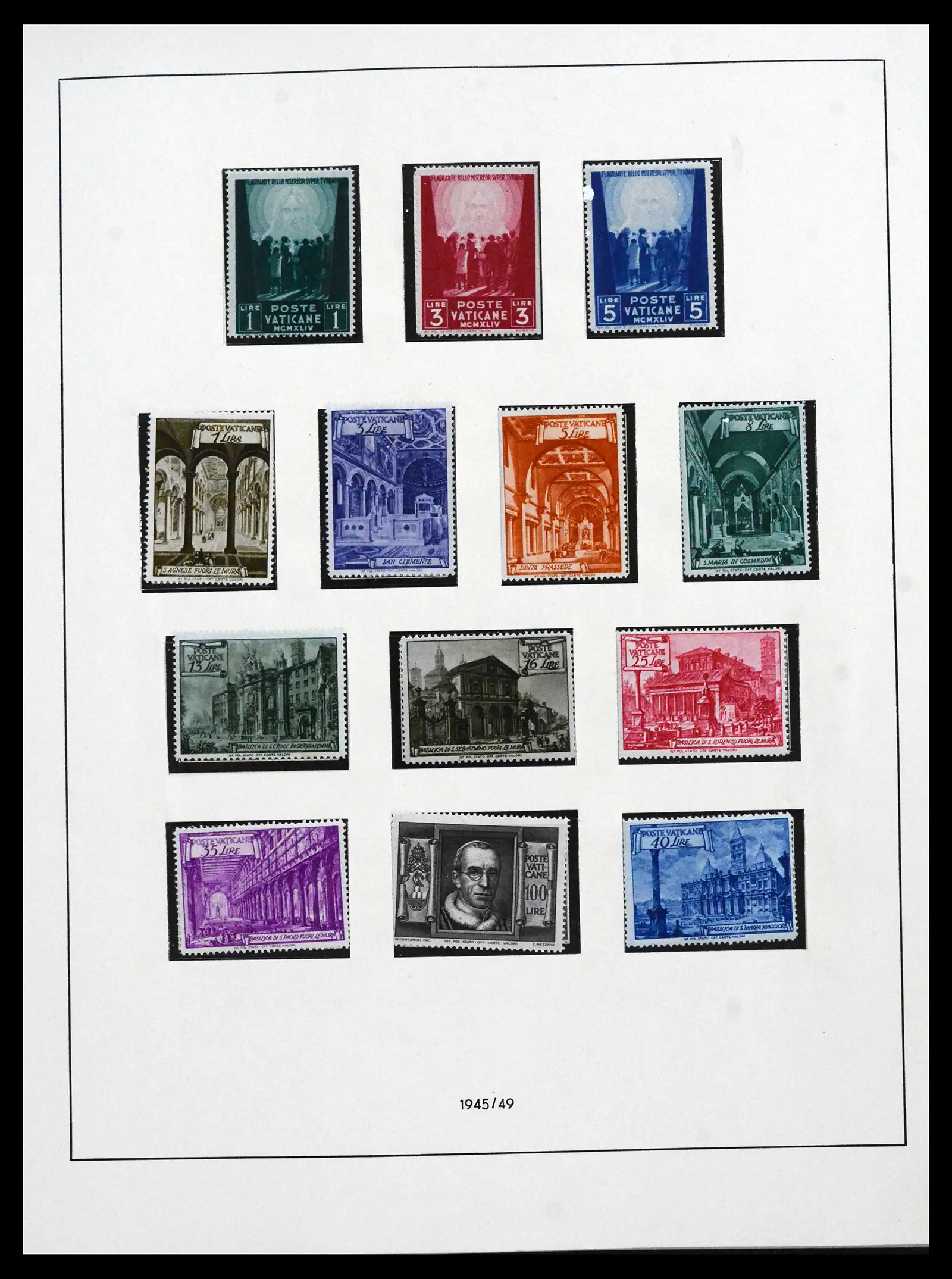 41656 0007 - Stamp collection 41656 Vatican complete 1929-1972.