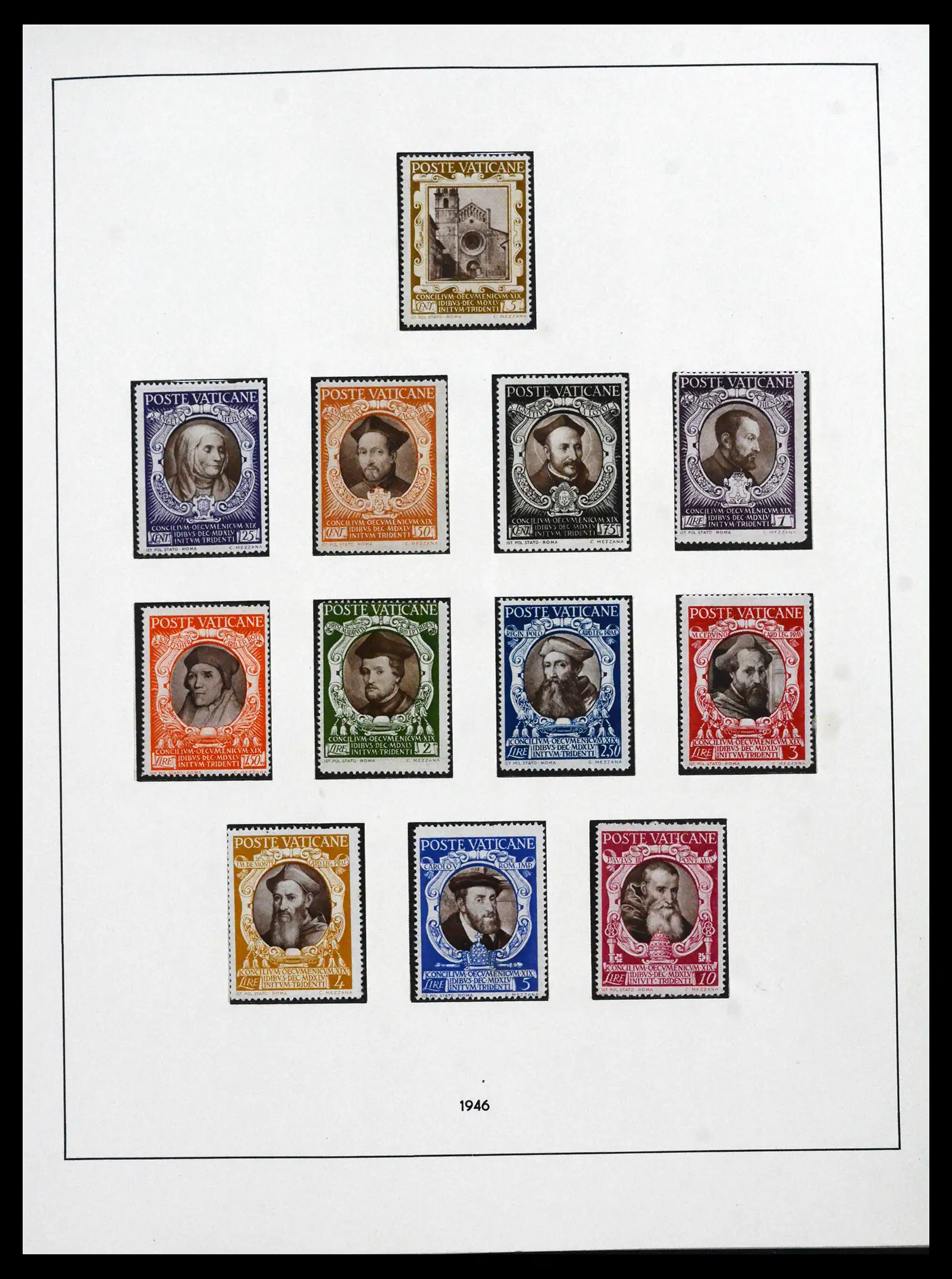 41656 0008 - Stamp collection 41656 Vatican complete 1929-1972.