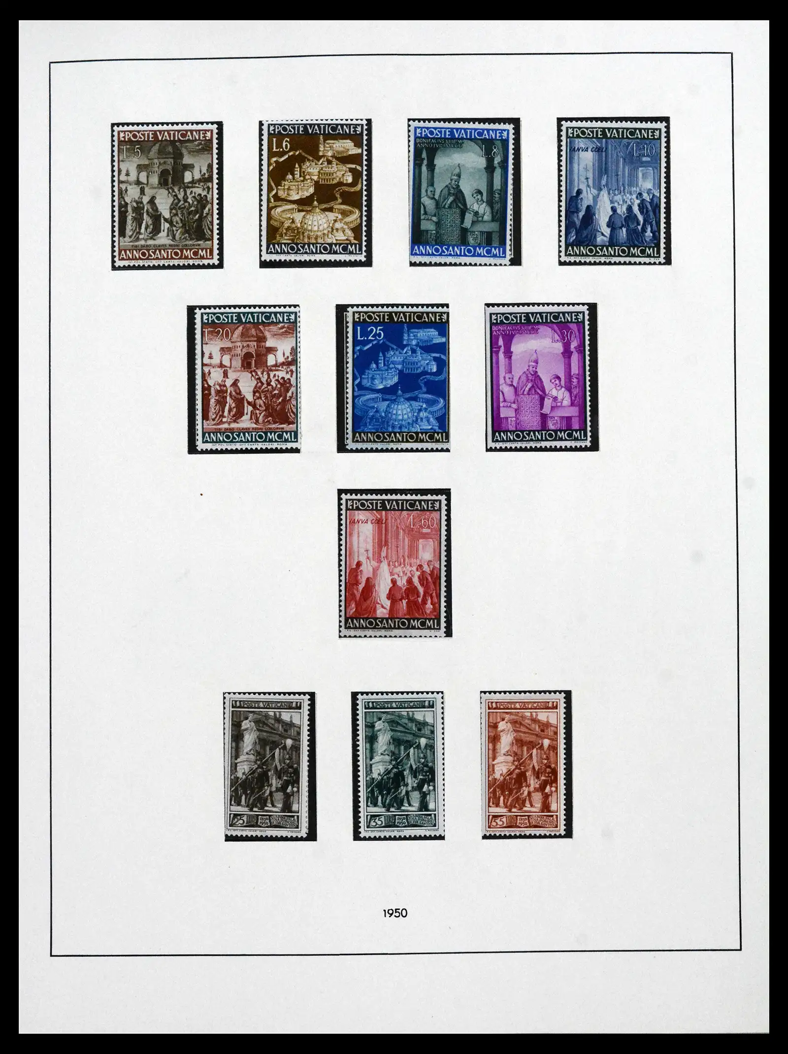 41656 0009 - Stamp collection 41656 Vatican complete 1929-1972.