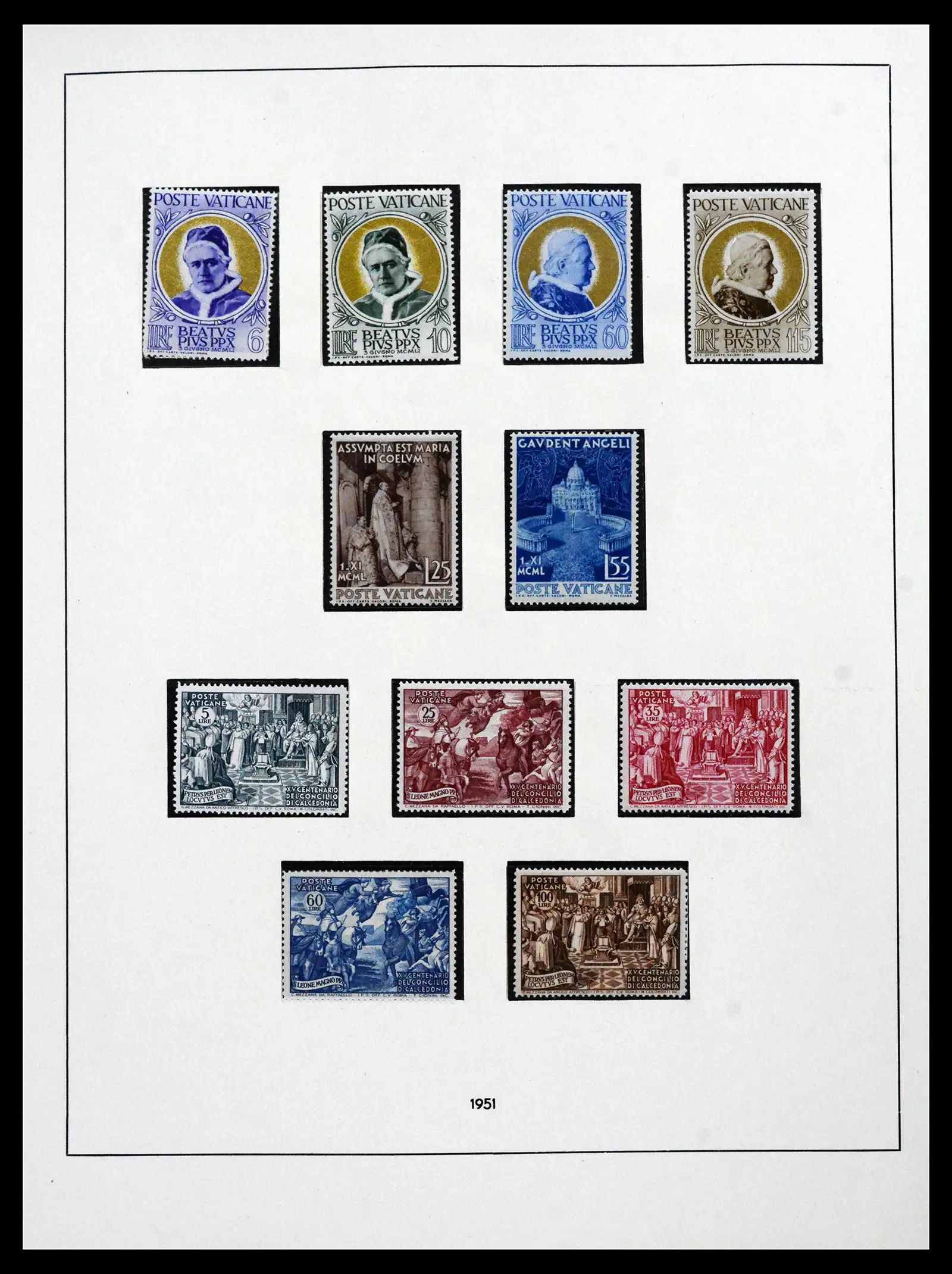 41656 0010 - Stamp collection 41656 Vatican complete 1929-1972.