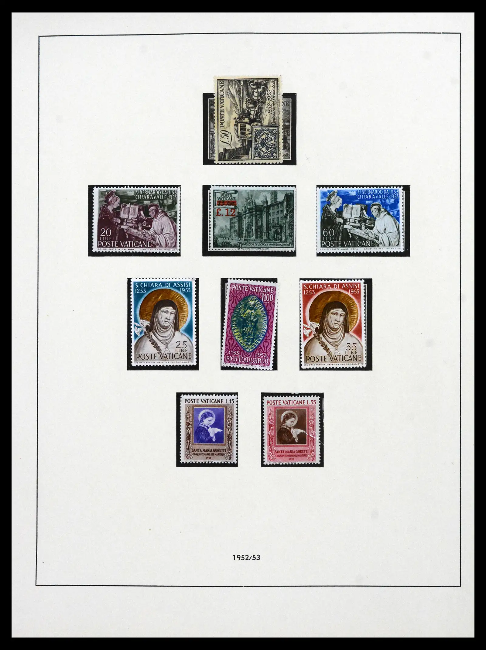 41656 0011 - Stamp collection 41656 Vatican complete 1929-1972.