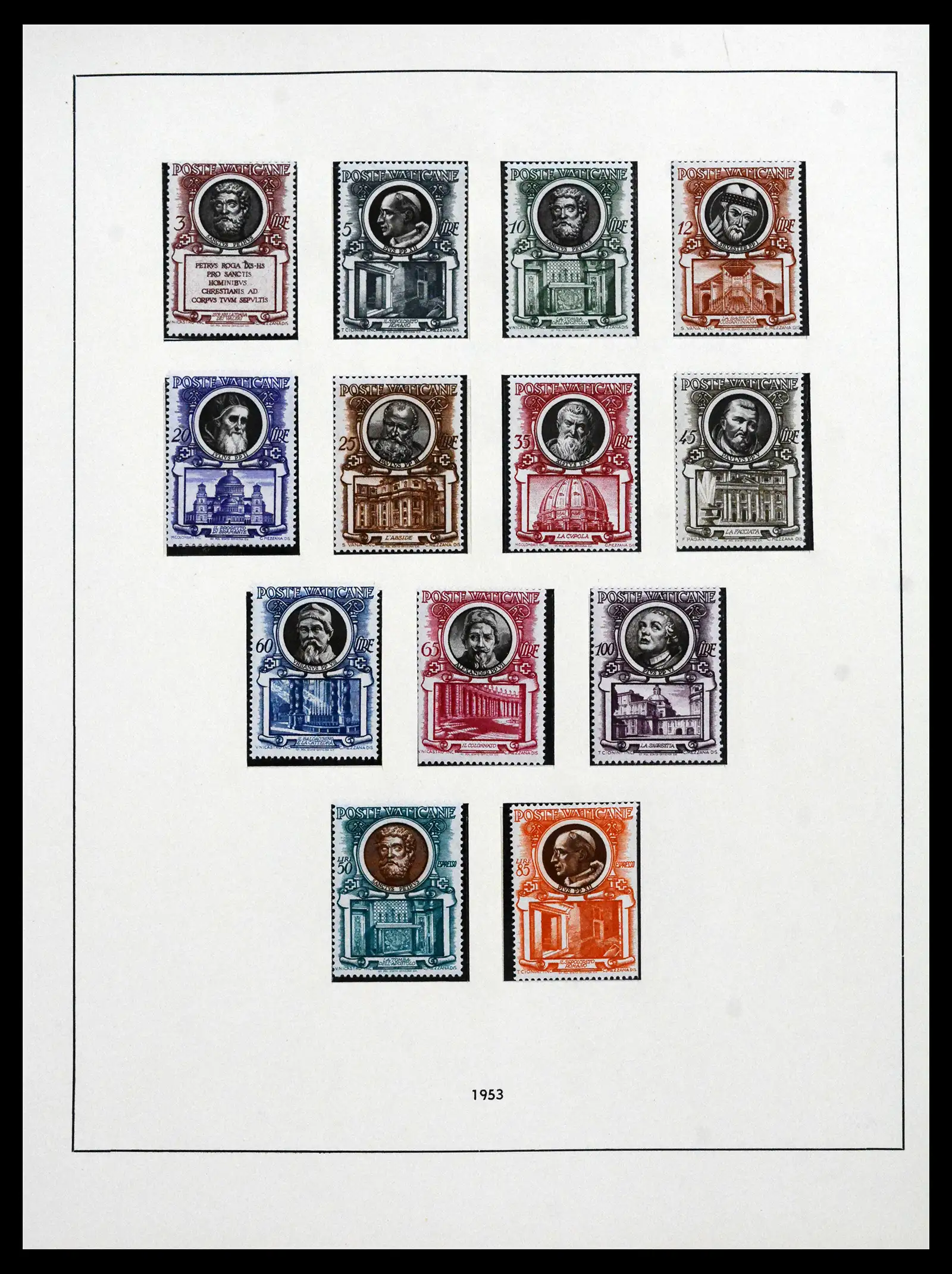 41656 0013 - Stamp collection 41656 Vatican complete 1929-1972.