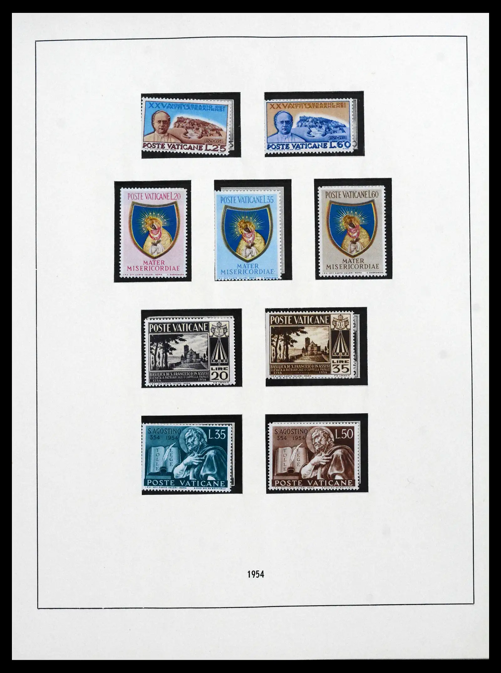 41656 0014 - Stamp collection 41656 Vatican complete 1929-1972.