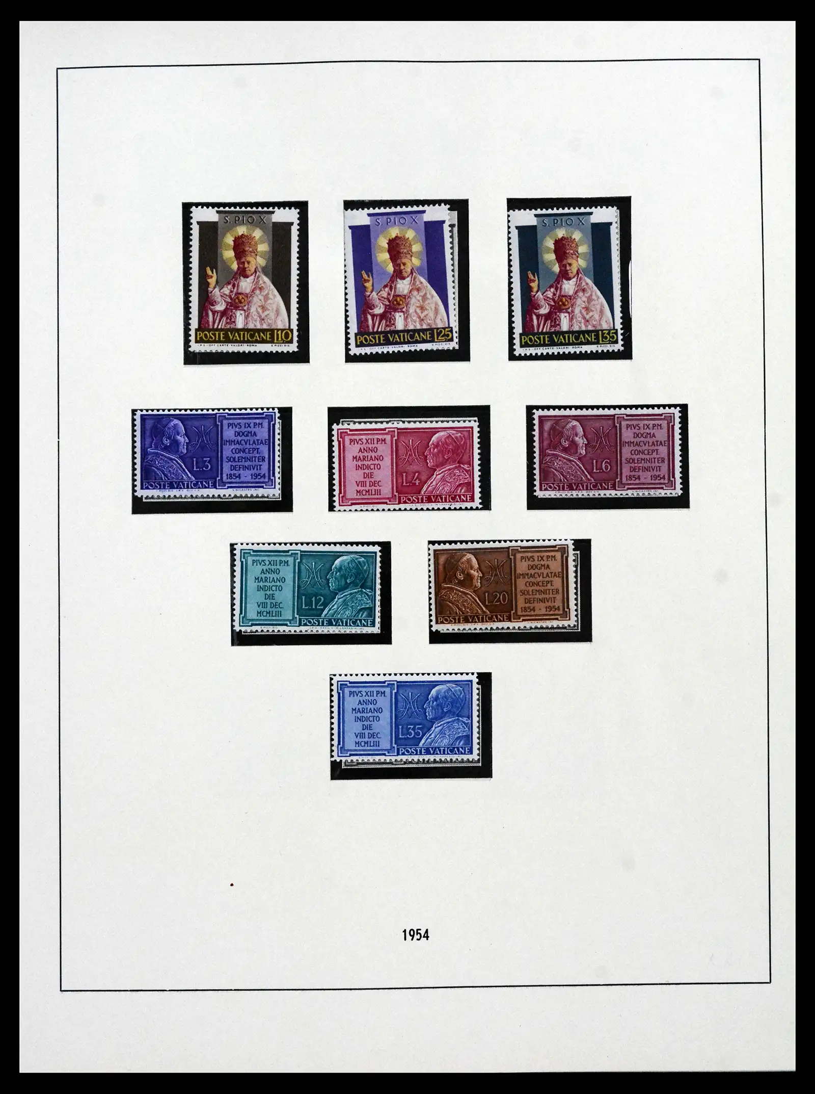 41656 0015 - Stamp collection 41656 Vatican complete 1929-1972.