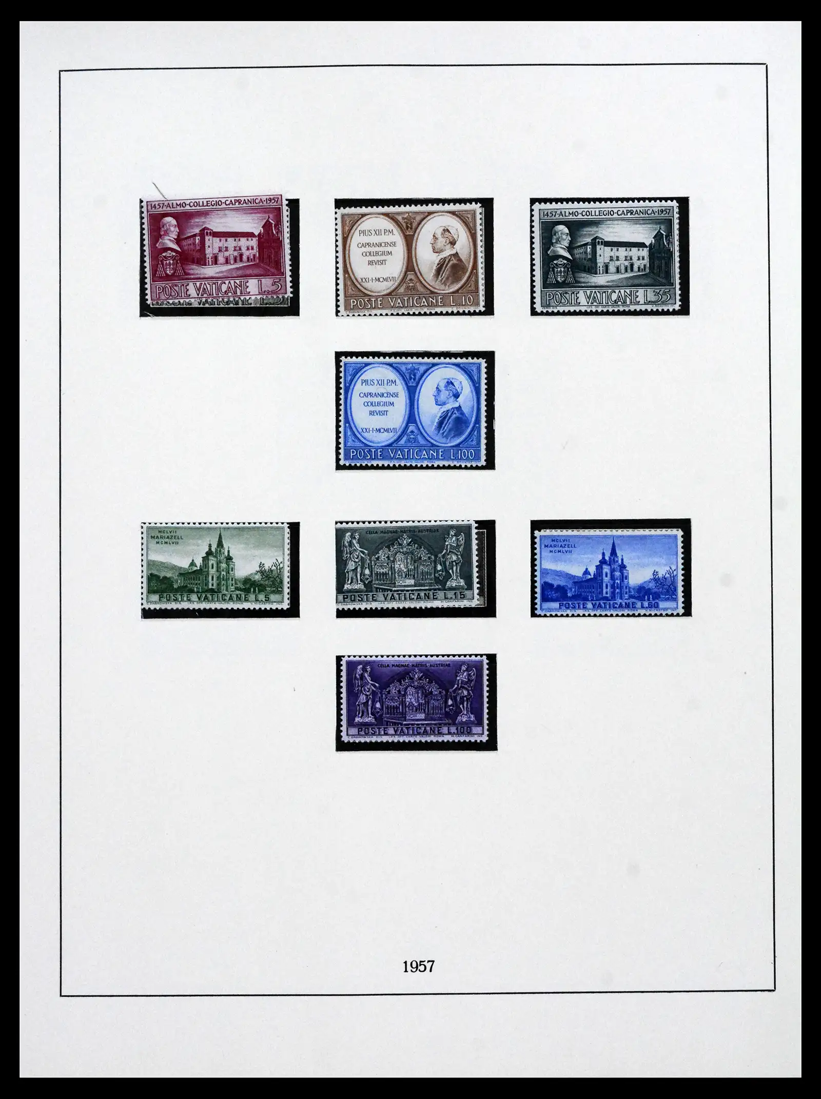 41656 0019 - Stamp collection 41656 Vatican complete 1929-1972.
