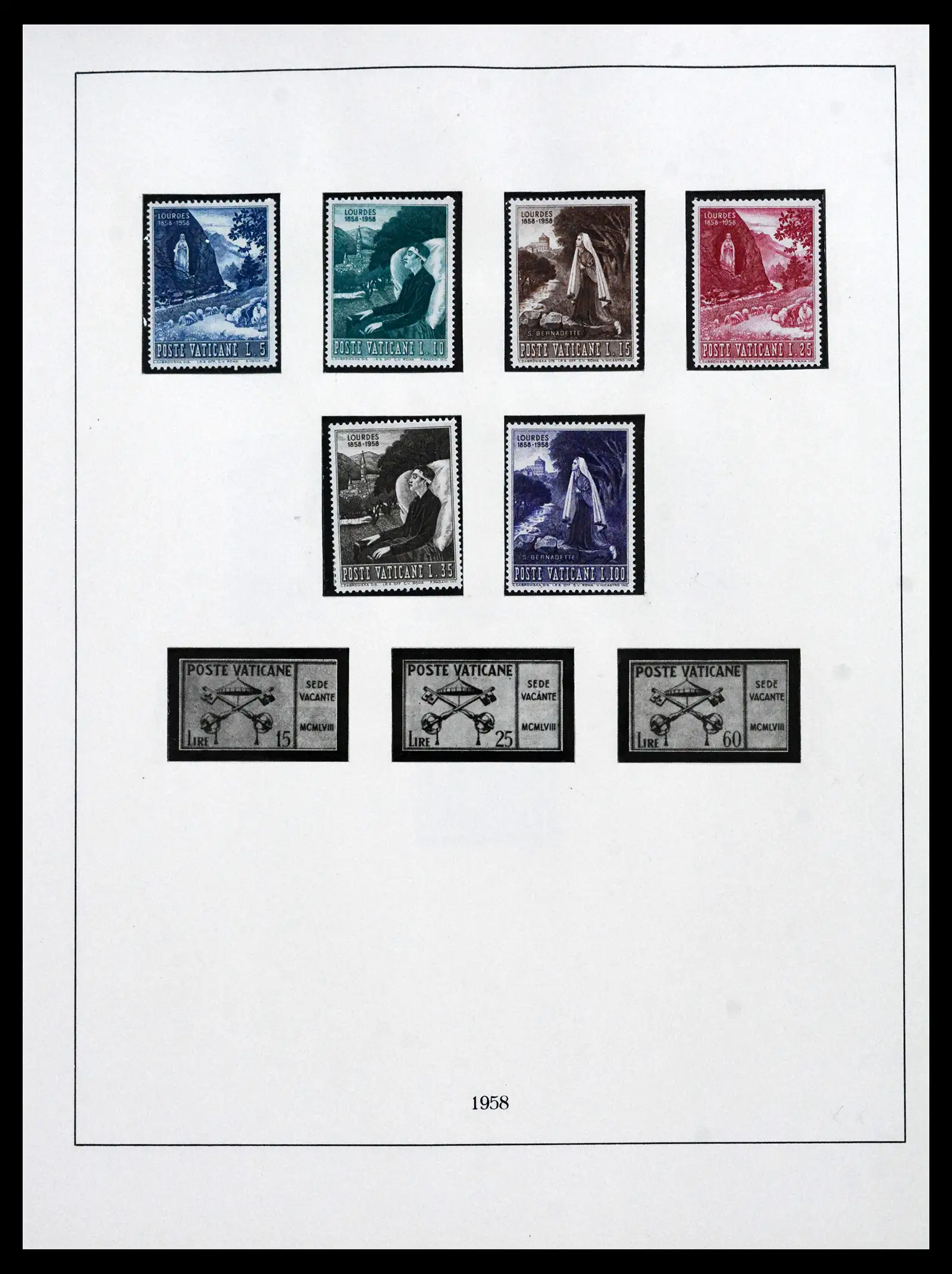 41656 0020 - Stamp collection 41656 Vatican complete 1929-1972.