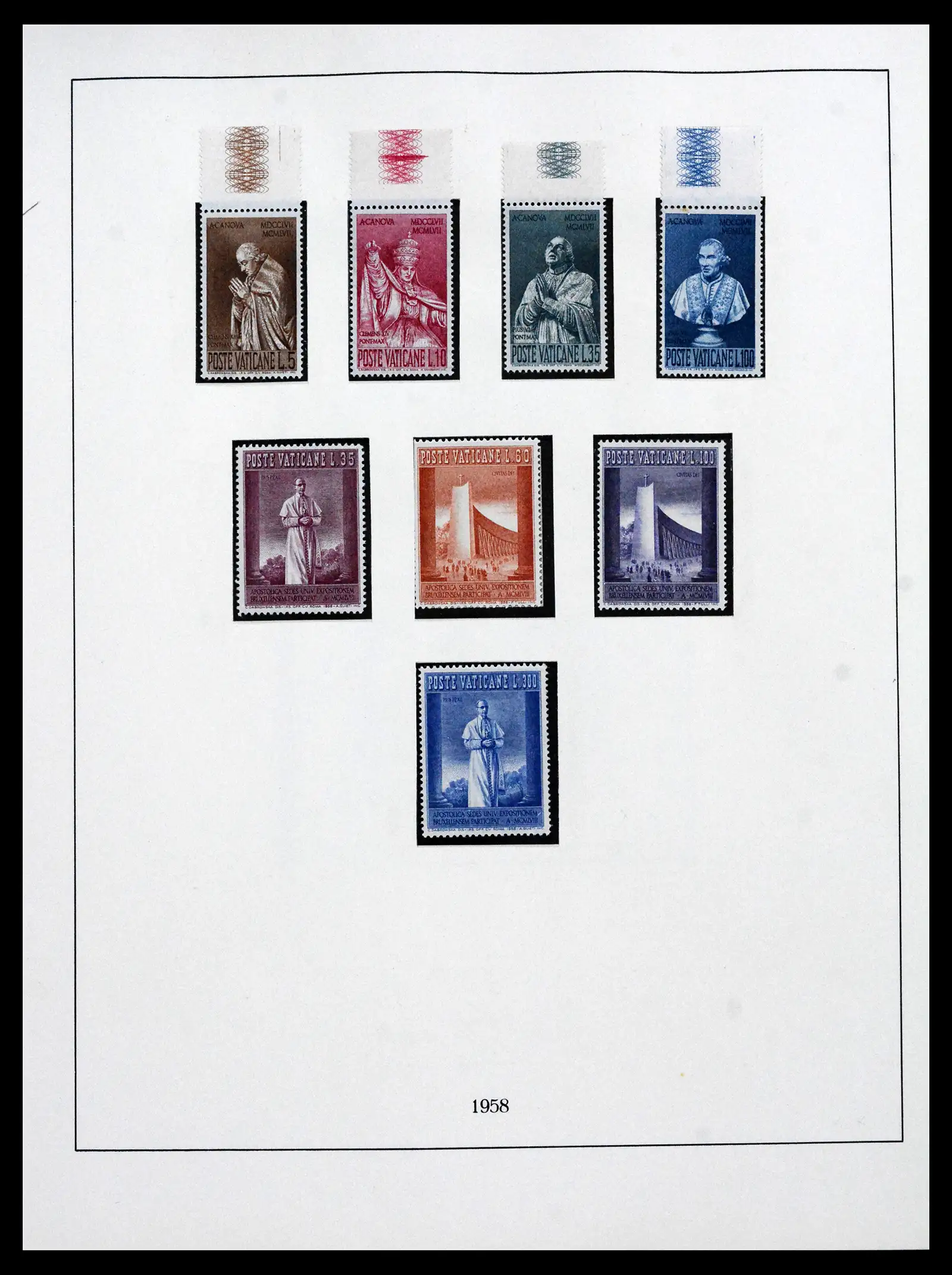 41656 0021 - Postzegelverzameling 41656 Vaticaan compleet 1929-1972.