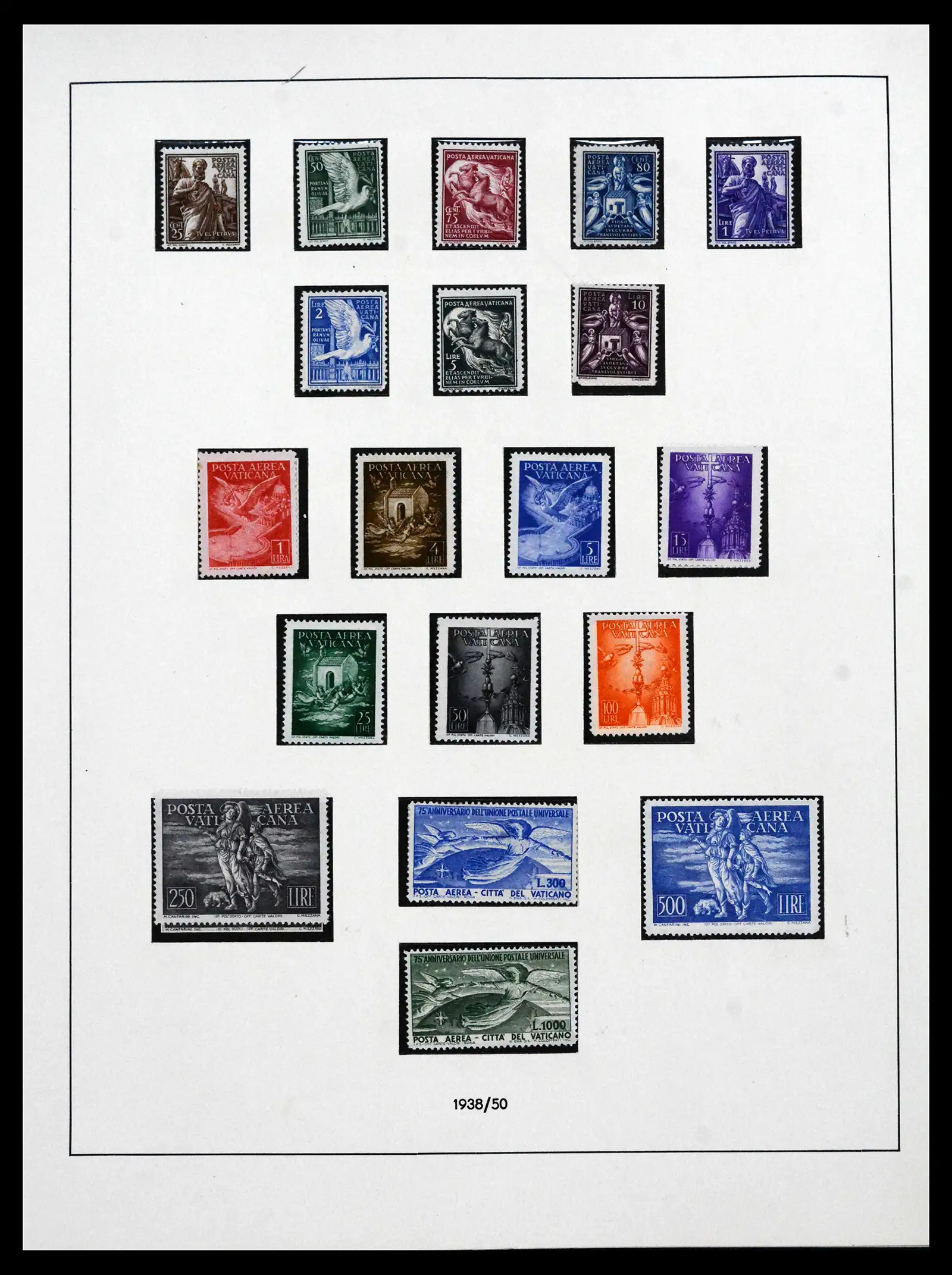 41656 0023 - Postzegelverzameling 41656 Vaticaan compleet 1929-1972.