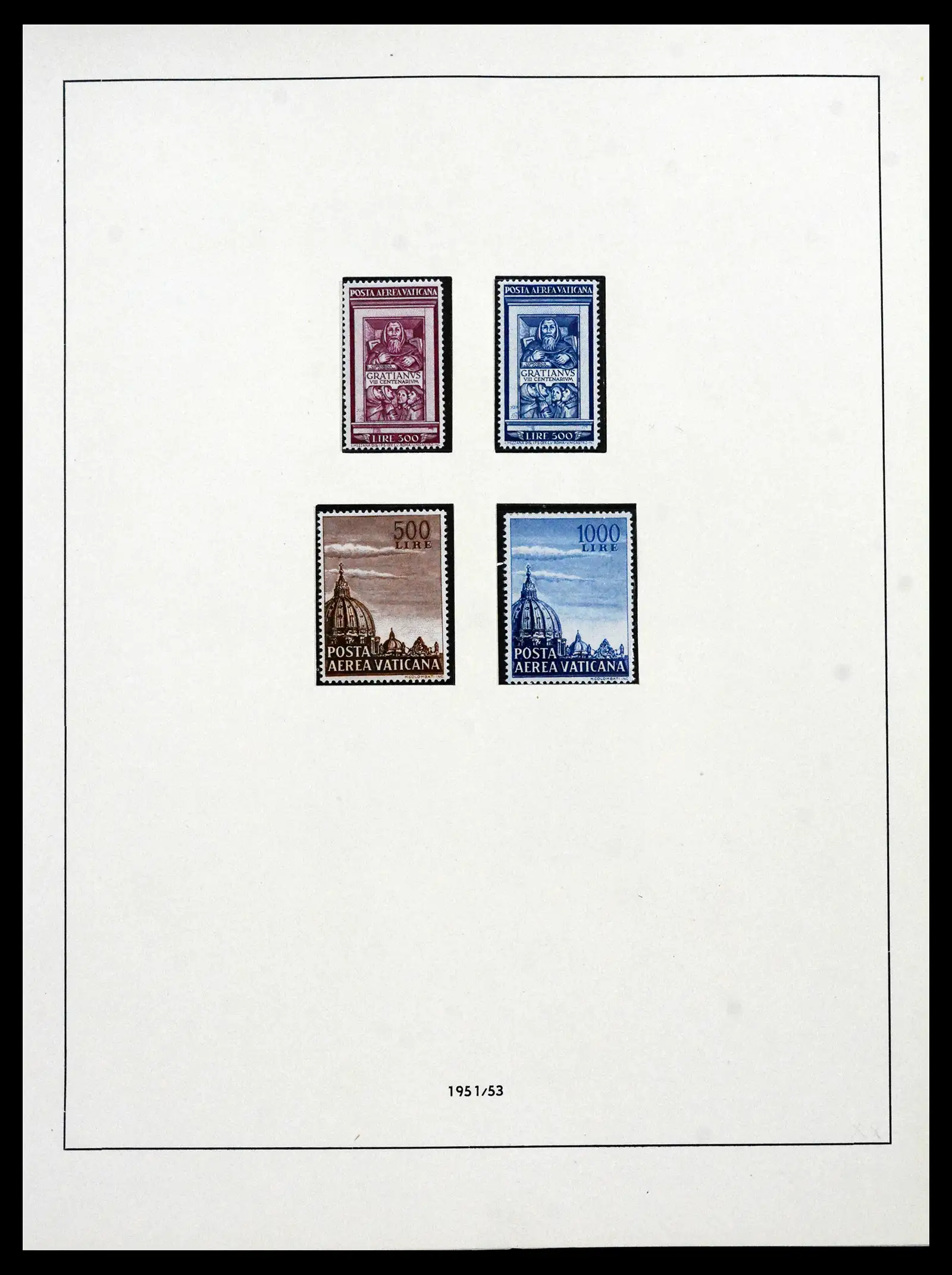 41656 0024 - Postzegelverzameling 41656 Vaticaan compleet 1929-1972.