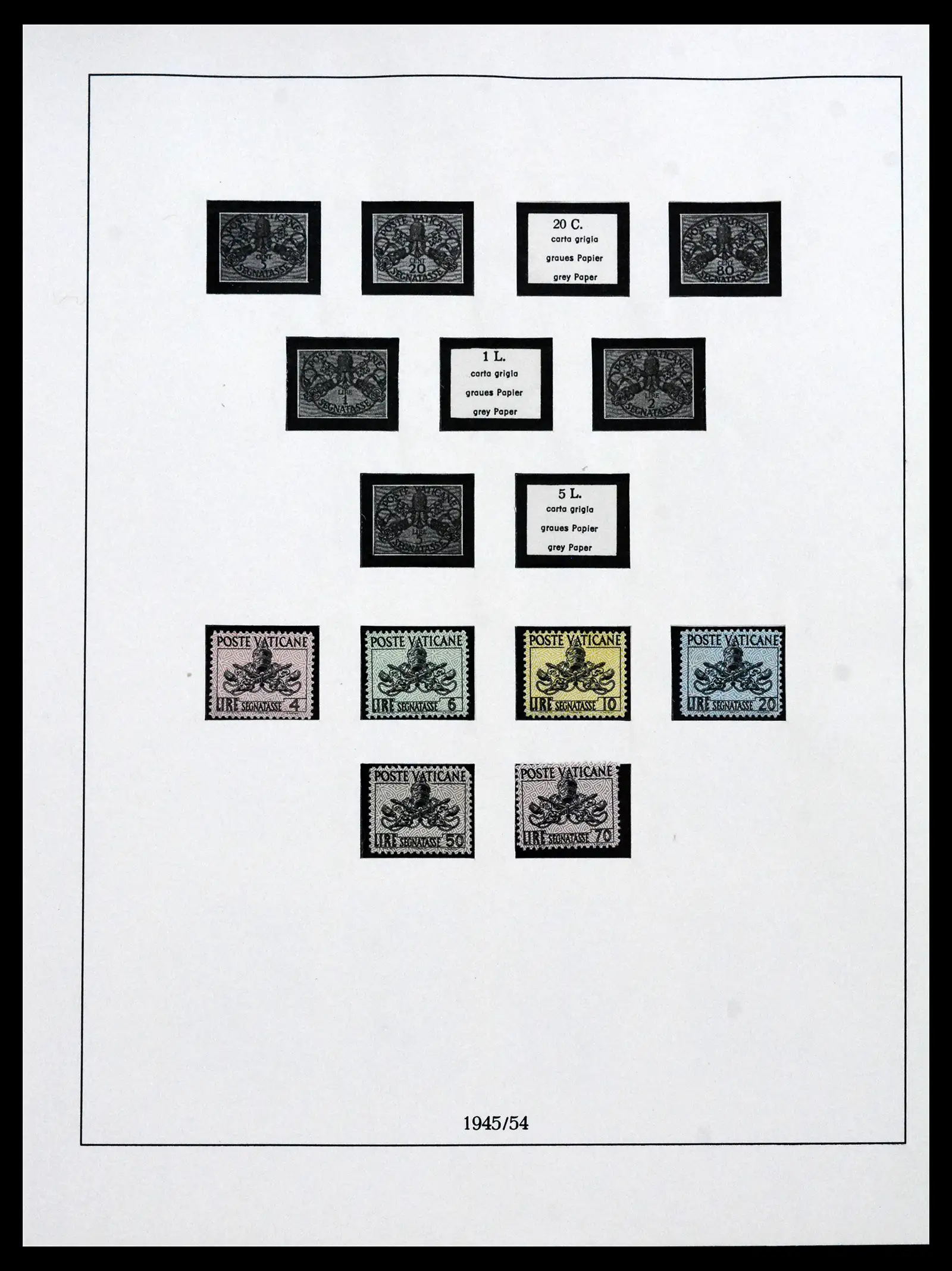 41656 0028 - Postzegelverzameling 41656 Vaticaan compleet 1929-1972.