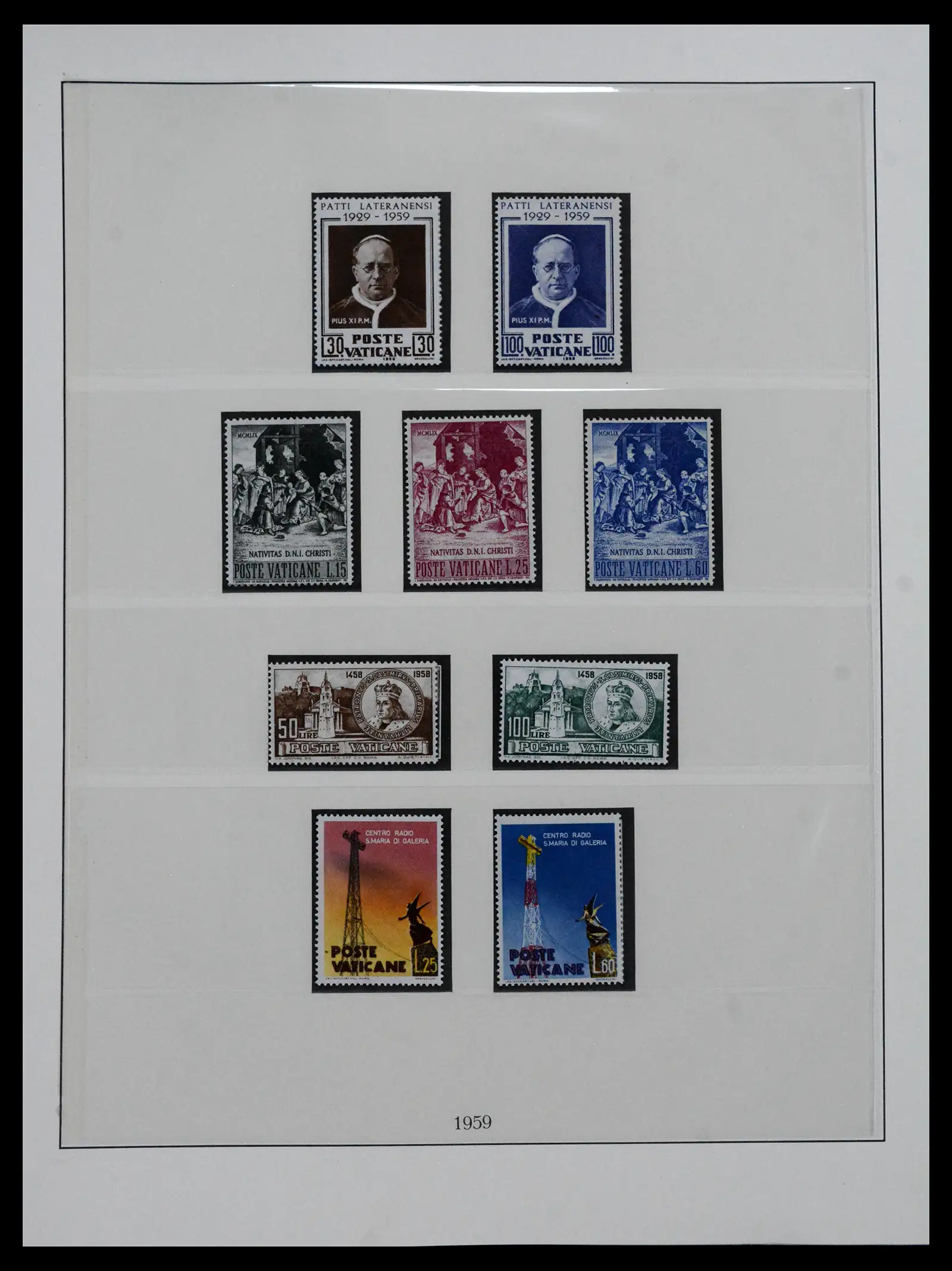 41656 0030 - Postzegelverzameling 41656 Vaticaan compleet 1929-1972.