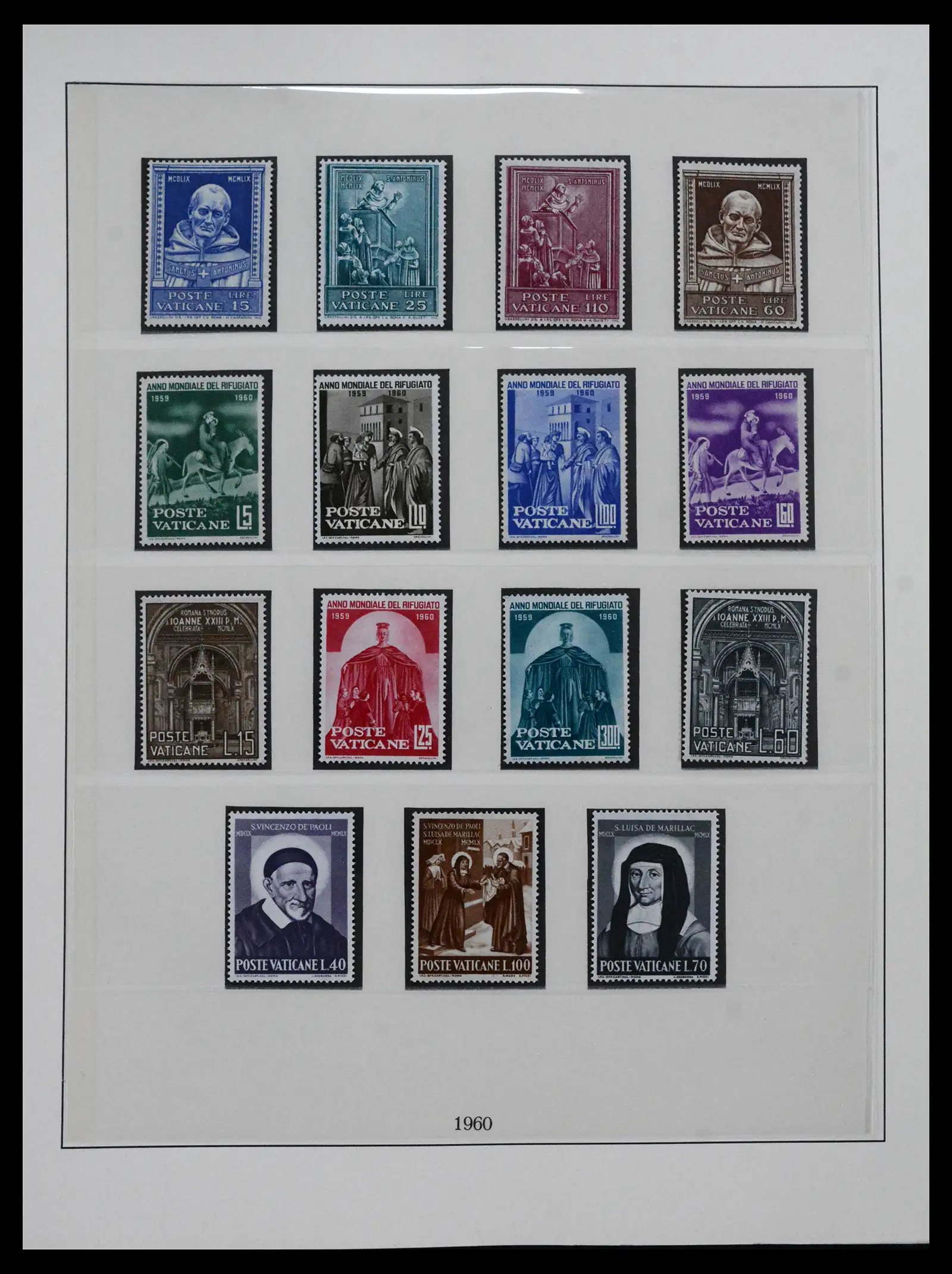 41656 0031 - Postzegelverzameling 41656 Vaticaan compleet 1929-1972.