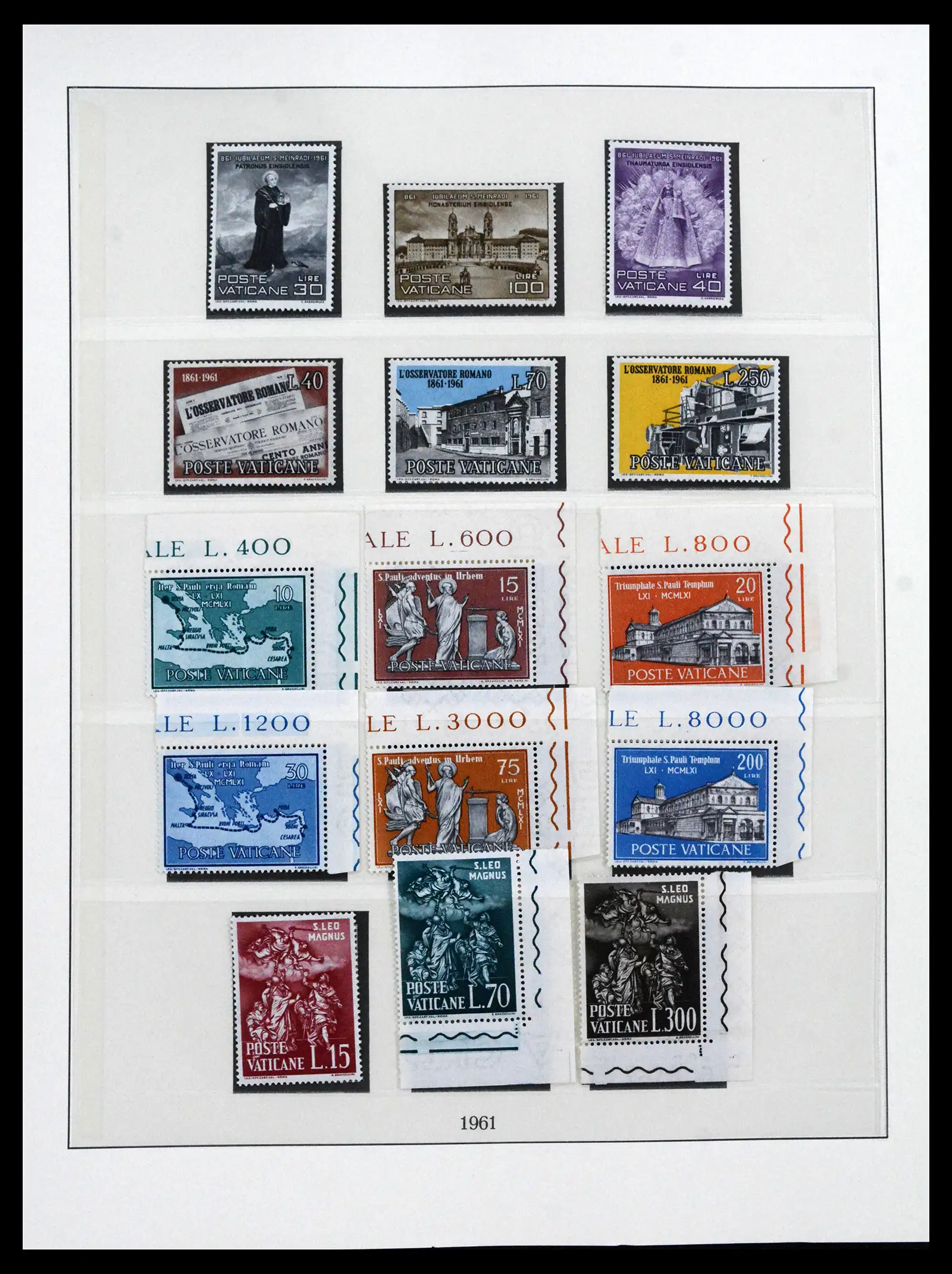 41656 0033 - Postzegelverzameling 41656 Vaticaan compleet 1929-1972.