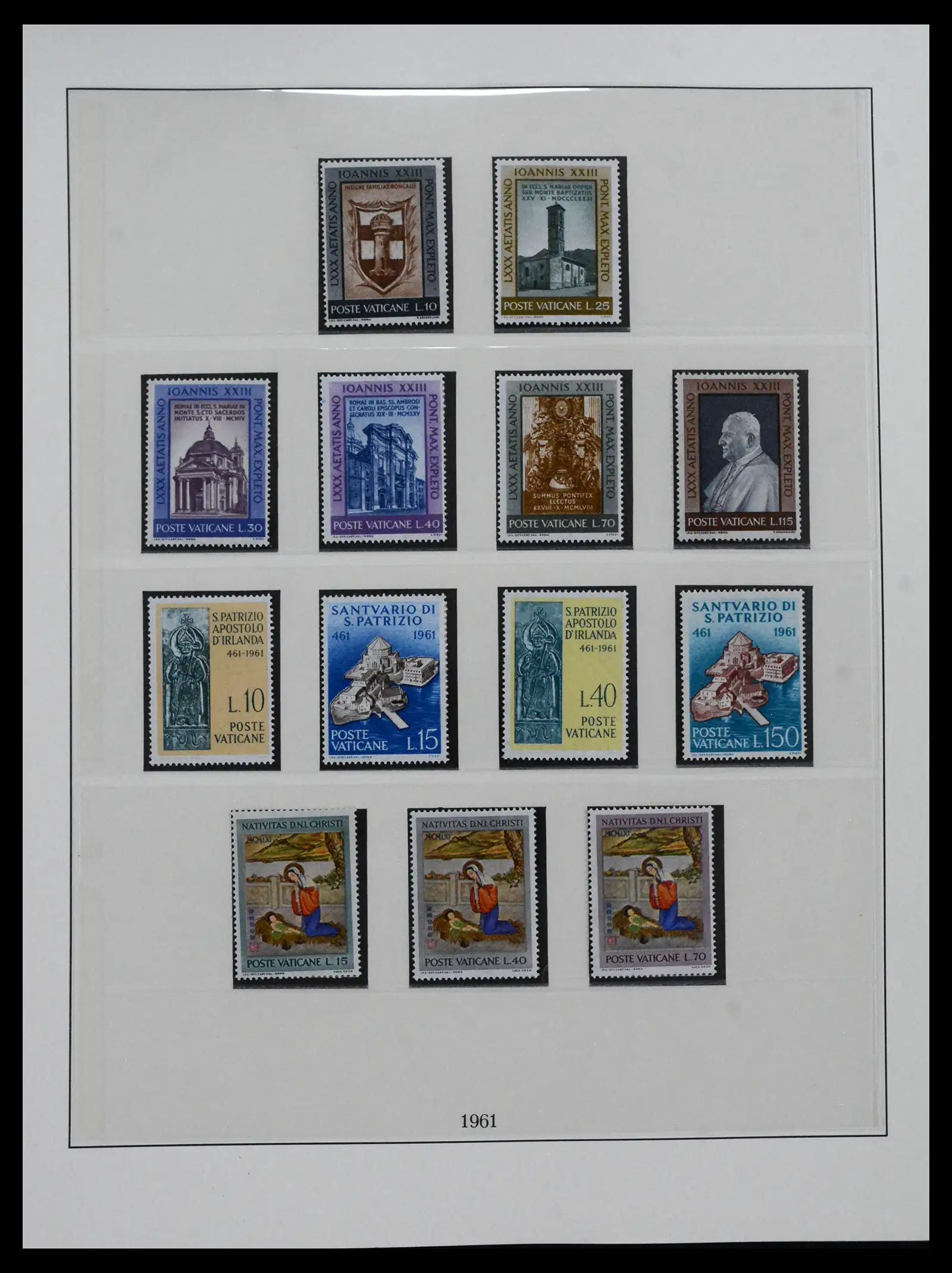 41656 0034 - Postzegelverzameling 41656 Vaticaan compleet 1929-1972.