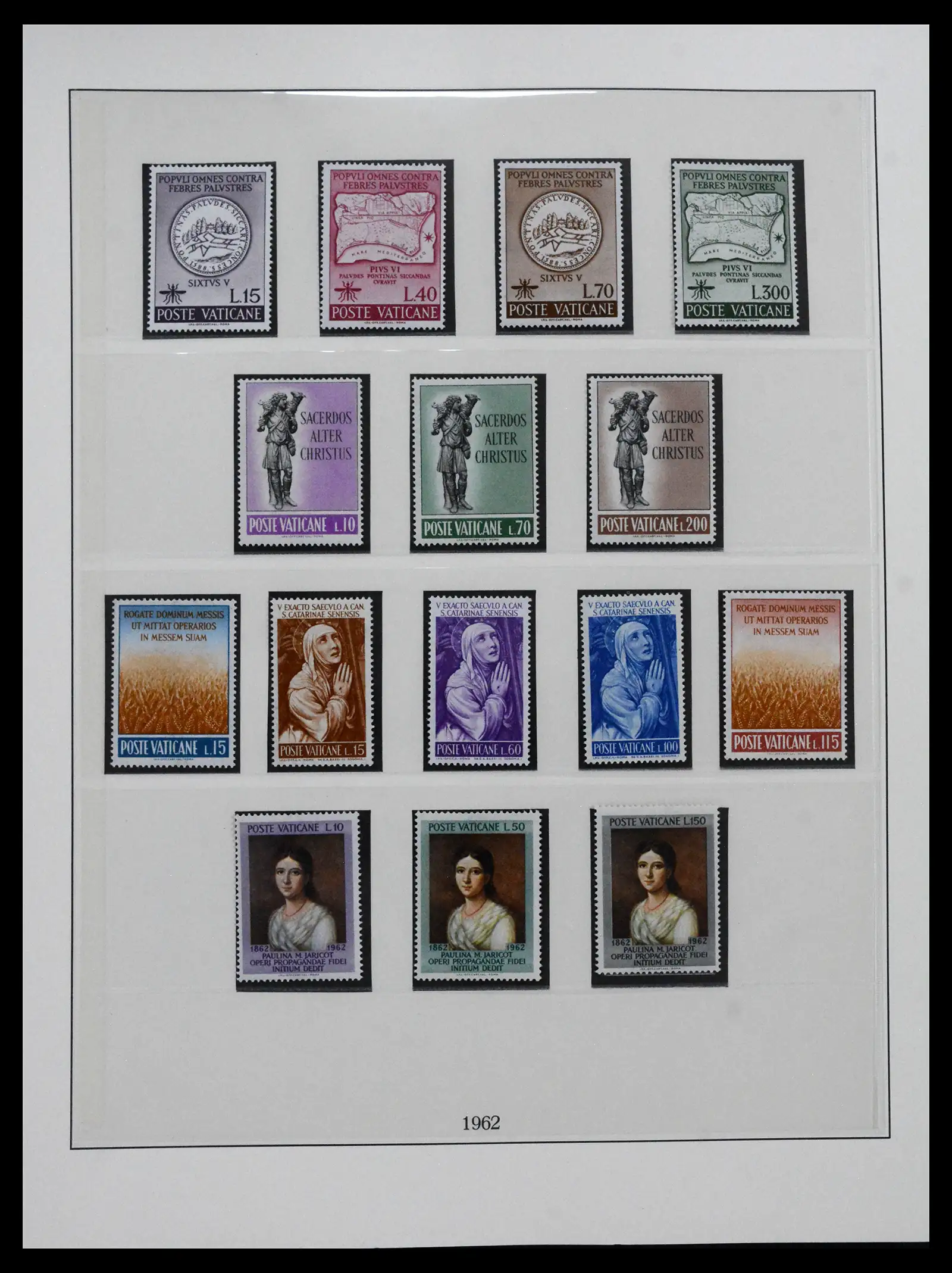 41656 0035 - Postzegelverzameling 41656 Vaticaan compleet 1929-1972.