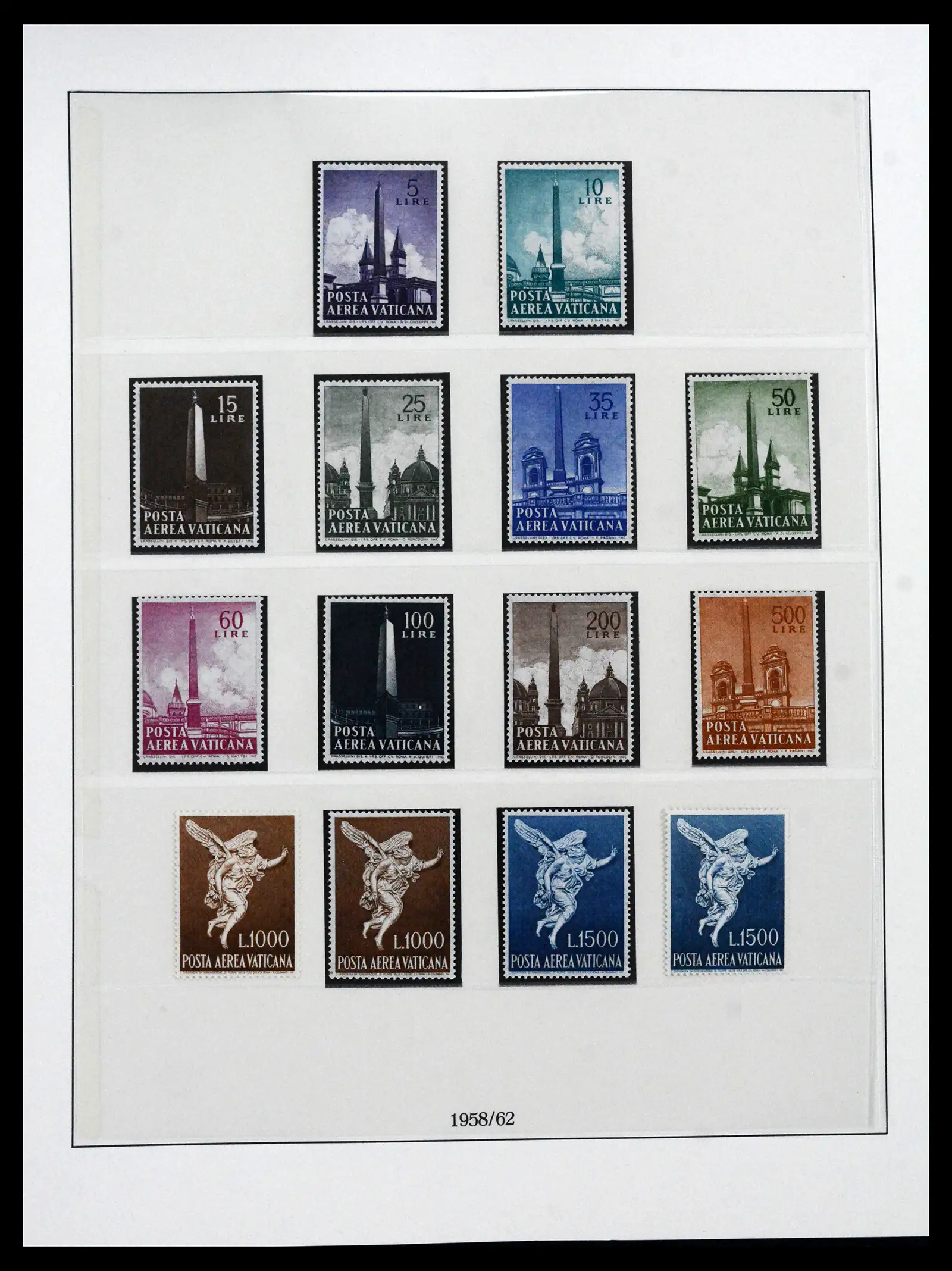 41656 0038 - Postzegelverzameling 41656 Vaticaan compleet 1929-1972.