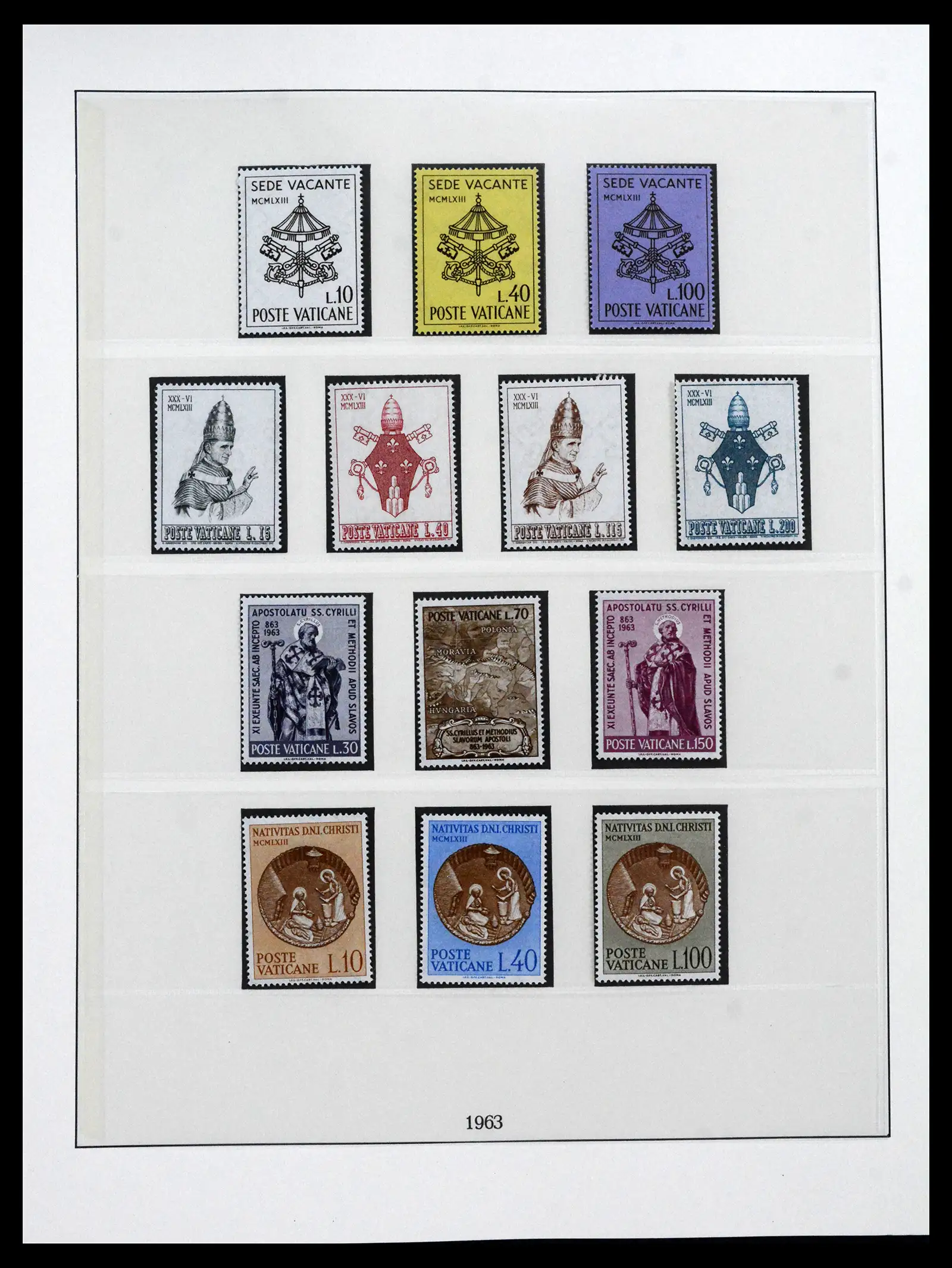 41656 0039 - Postzegelverzameling 41656 Vaticaan compleet 1929-1972.