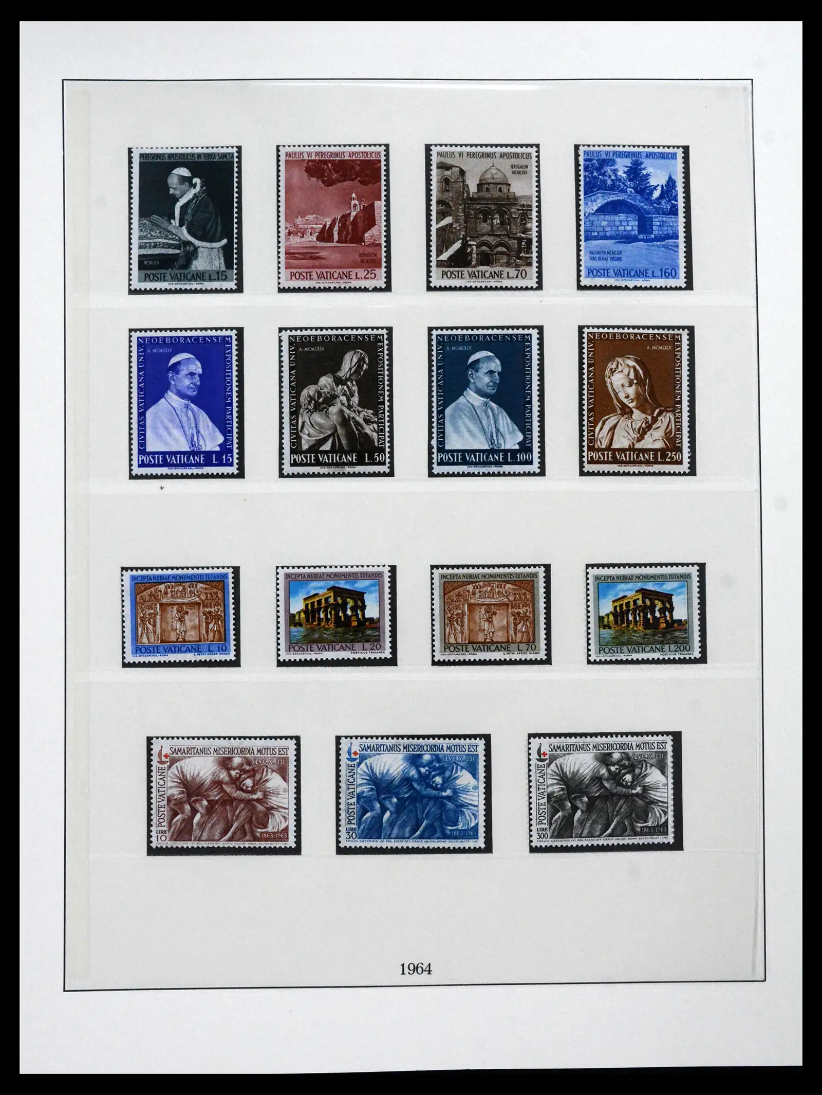 41656 0040 - Postzegelverzameling 41656 Vaticaan compleet 1929-1972.