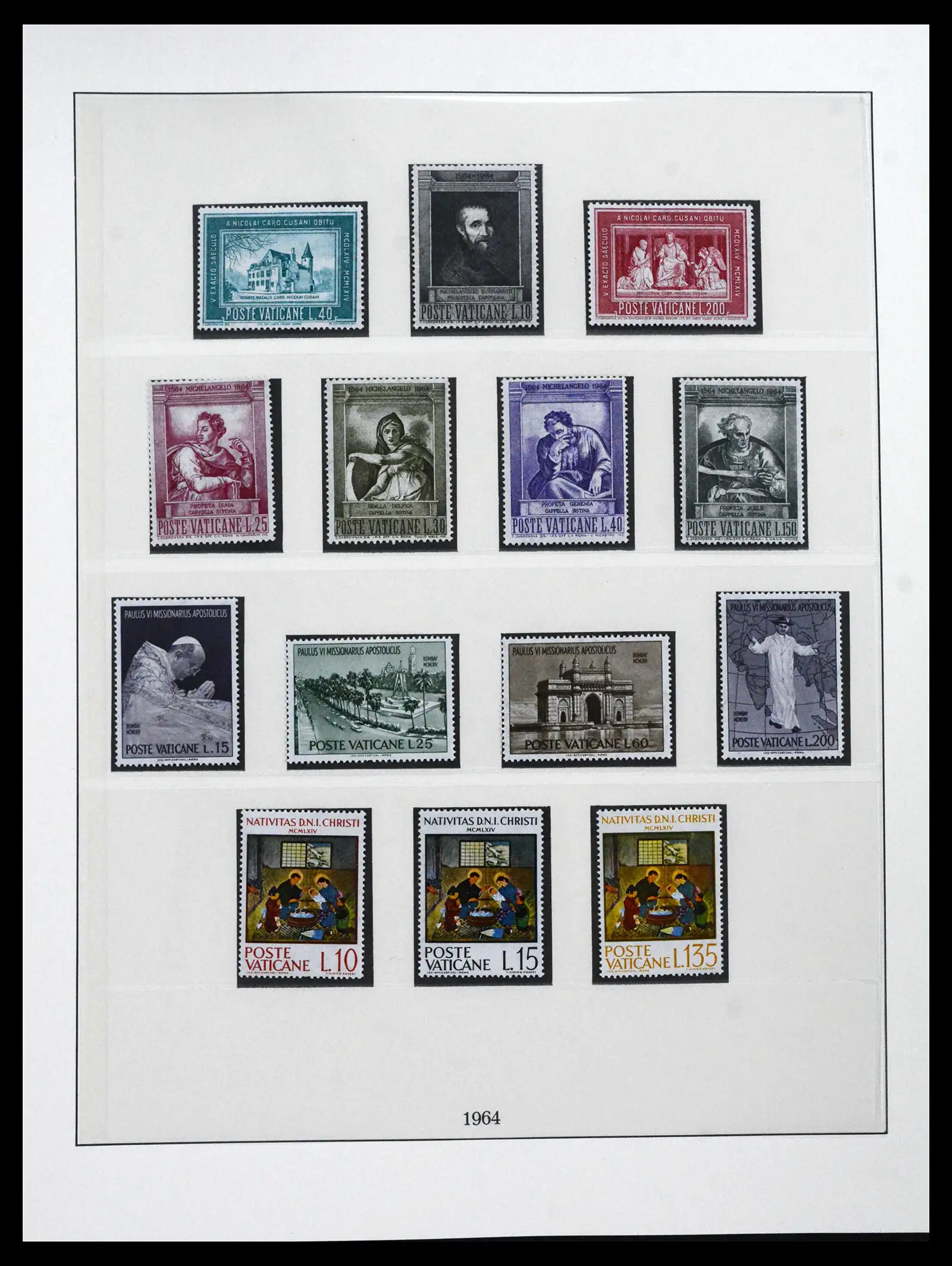 41656 0041 - Postzegelverzameling 41656 Vaticaan compleet 1929-1972.