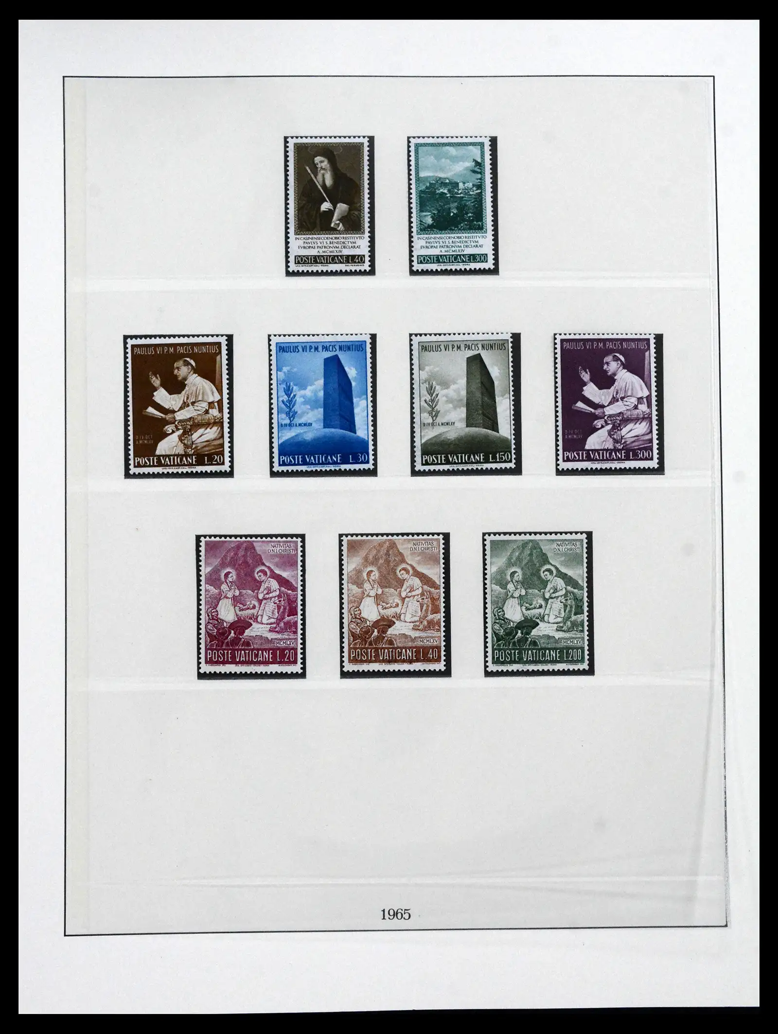 41656 0043 - Postzegelverzameling 41656 Vaticaan compleet 1929-1972.