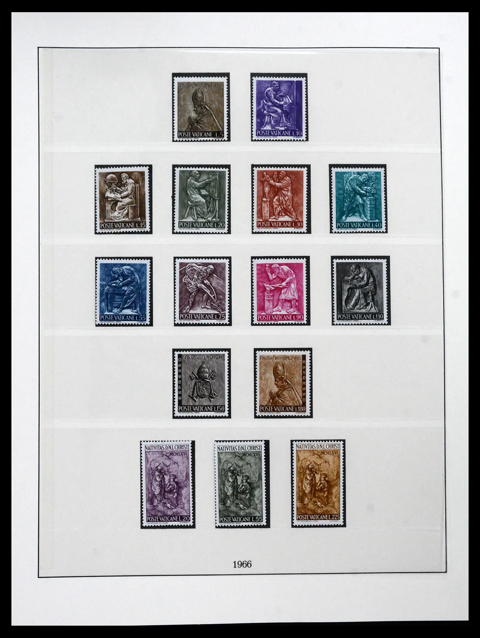 41656 0044 - Postzegelverzameling 41656 Vaticaan compleet 1929-1972.